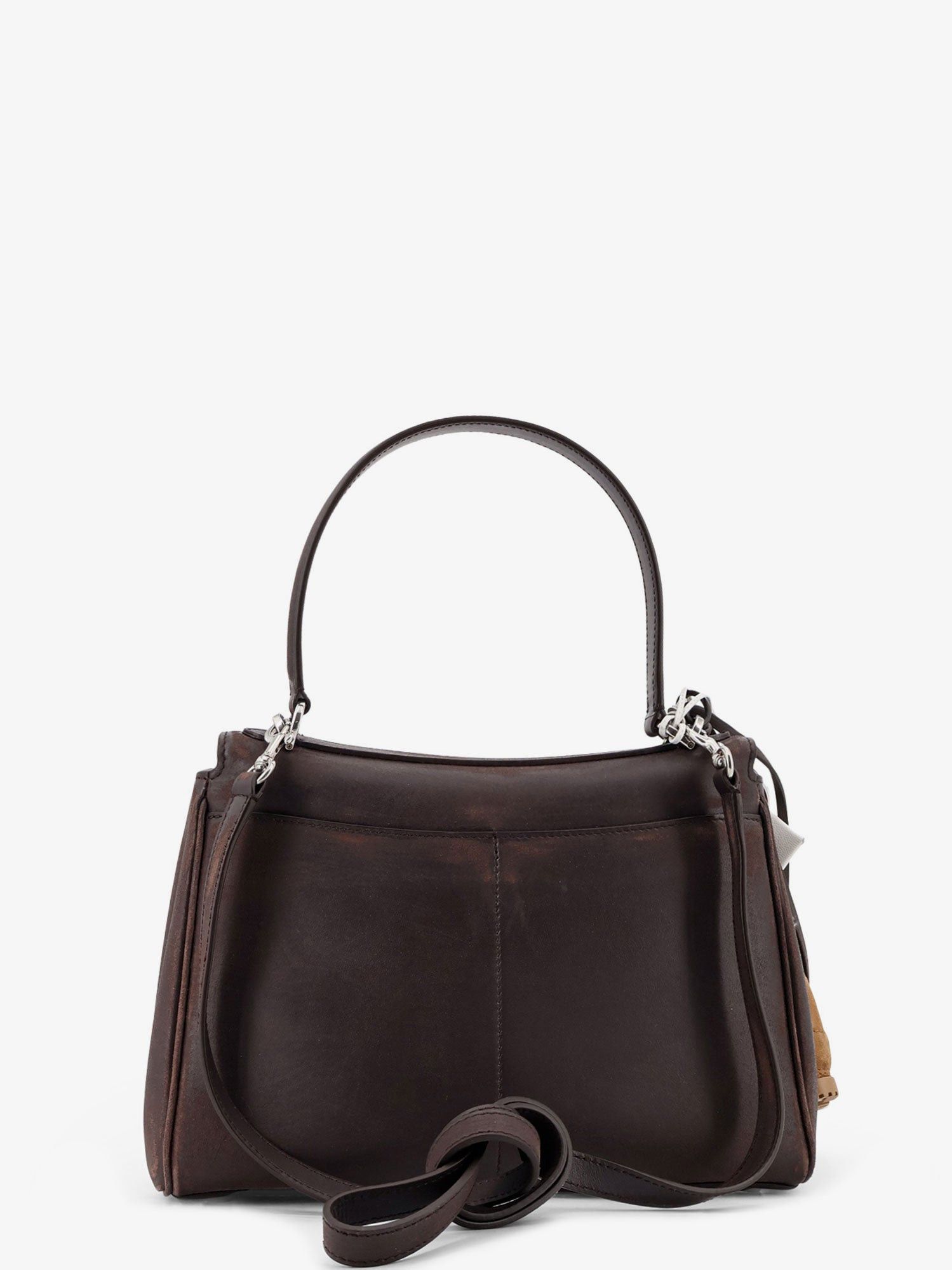 Balenciaga Rodeo S Leather Crossbody Bag With Vintage Motif Size ONE SIZE - 2 Thumbnail