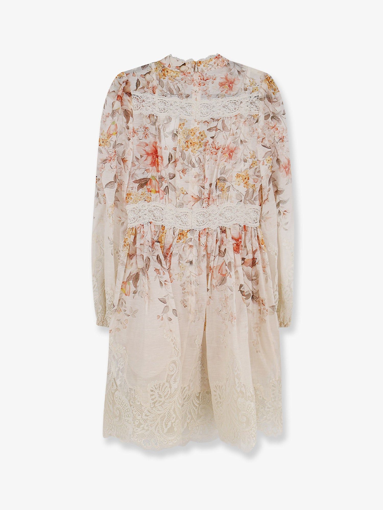 Zimmermann Luna Linen And Silk Dress Size L / US 10 / IT 46 - 4 Thumbnail