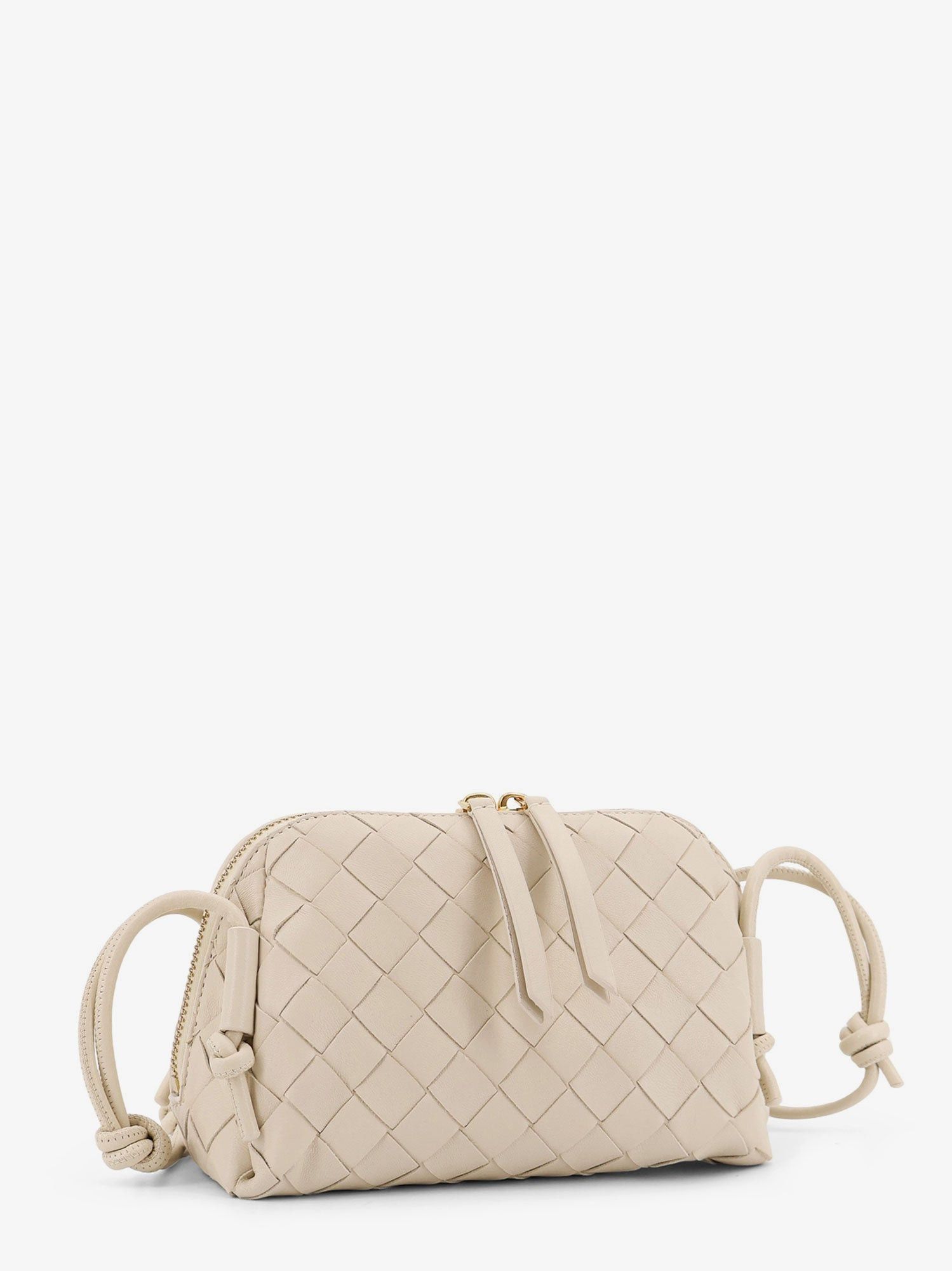 Bottega Veneta Concert Pouch Leather Crossbody Bag With Intrecciato Motif Size ONE SIZE - 4 Thumbnail