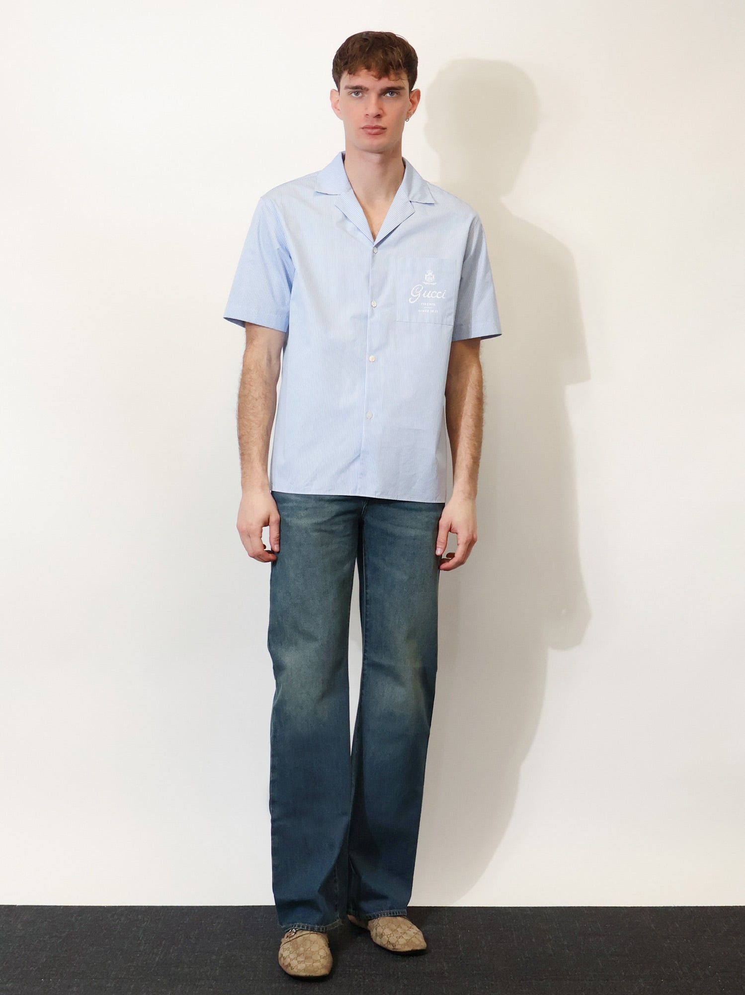 Gucci Striped Cotton Shirt Size US S / EU 44-46 / 1 - 4 Thumbnail