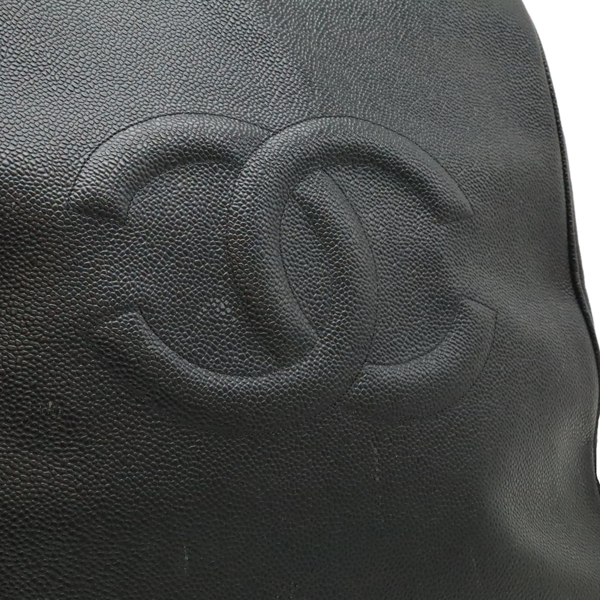 Chanel CHANEL Coco Mark Tote Bag, Shoulder Tote, Caviar Leather, Black Size ONE SIZE - 10 Thumbnail