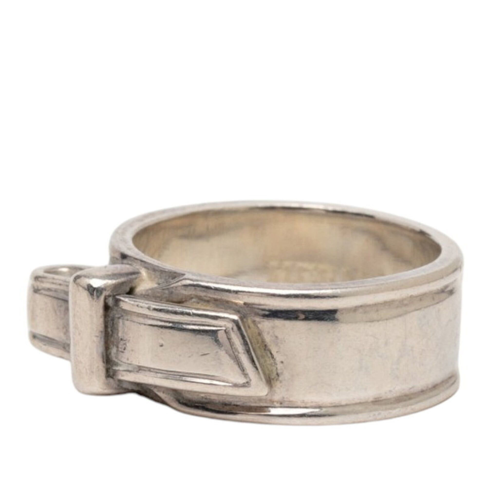 Hermes Hermes Artemis Ribbon Ring, Size 46, SV925 Silver, Women's. Size ONE SIZE - 2 Thumbnail
