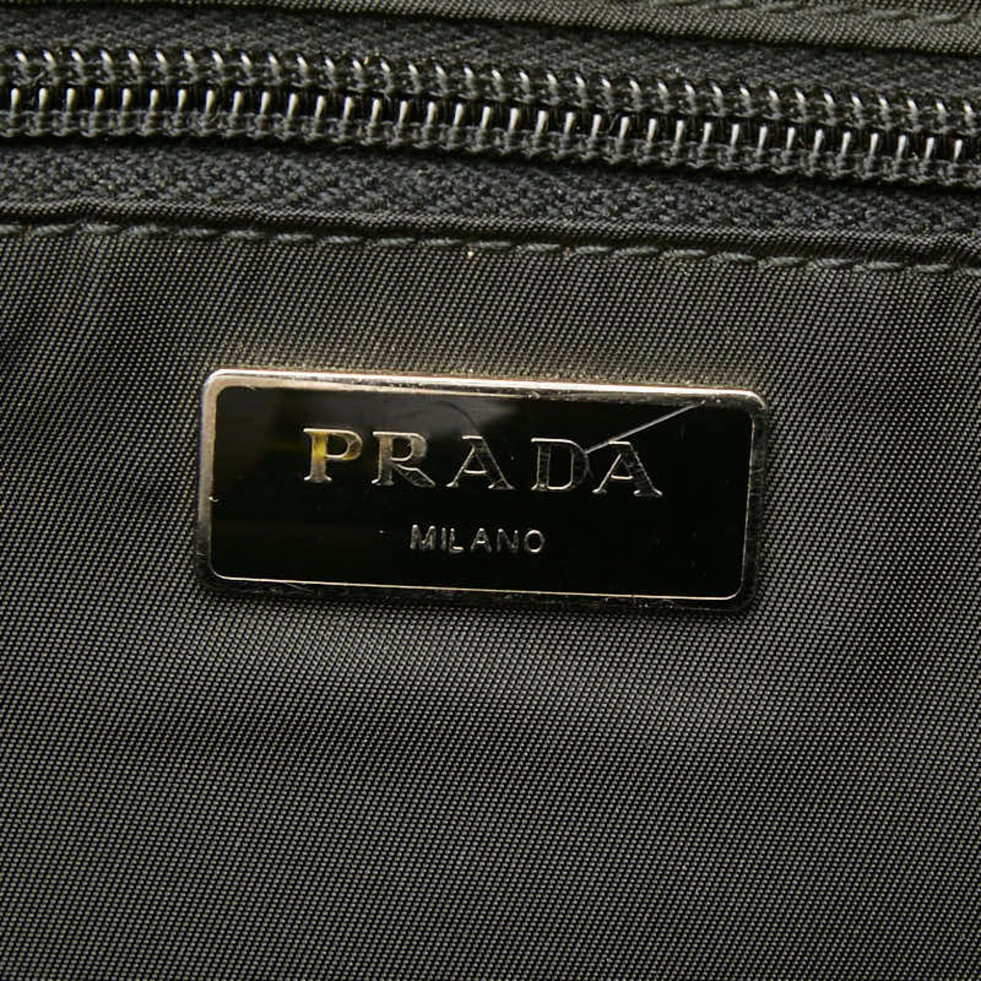 Prada Prada Backpack, Black, Yellow, Green Nylon, Women's. Size ONE SIZE - 9 Thumbnail