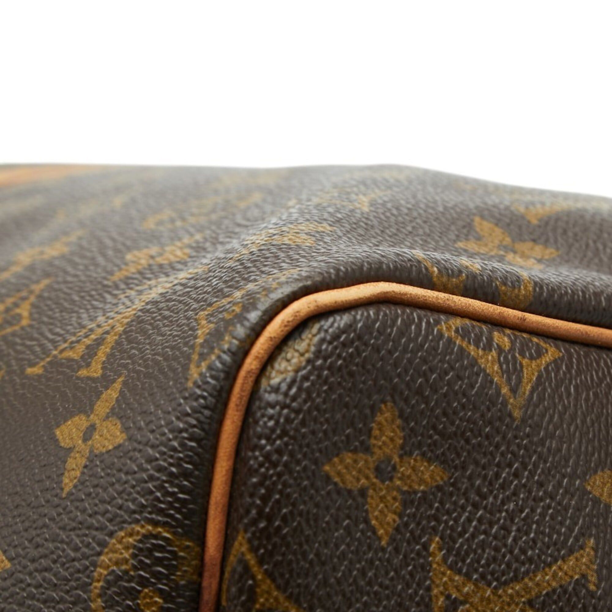 Louis Vuitton Louis Vuitton Monogram Keepall Bandoulière 55 Boston Bag Shoulder 2WAY M41414 Brown Leather Women's LOUIS VUITTON Size ONE SIZE - 7 Thumbnail