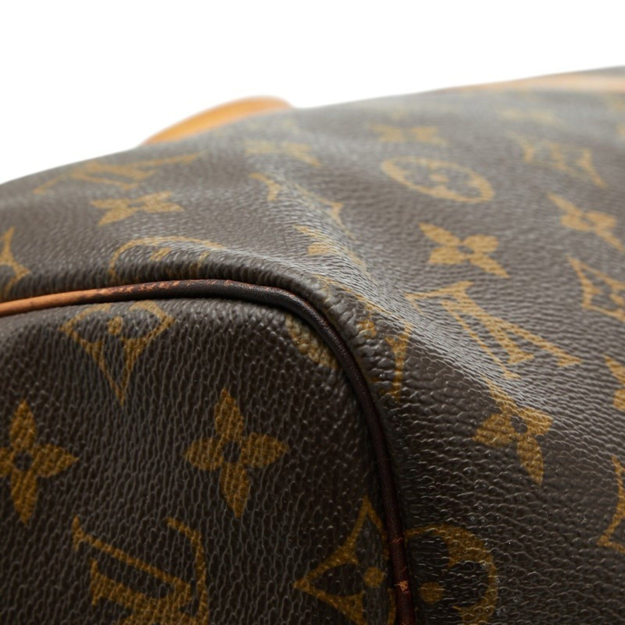 Louis Vuitton Louis Vuitton Monogram Keepall Bandoulière 55 Boston Bag Shoulder 2WAY M41414 Brown Leather Women's LOUIS VUITTON Size ONE SIZE - 6 Thumbnail
