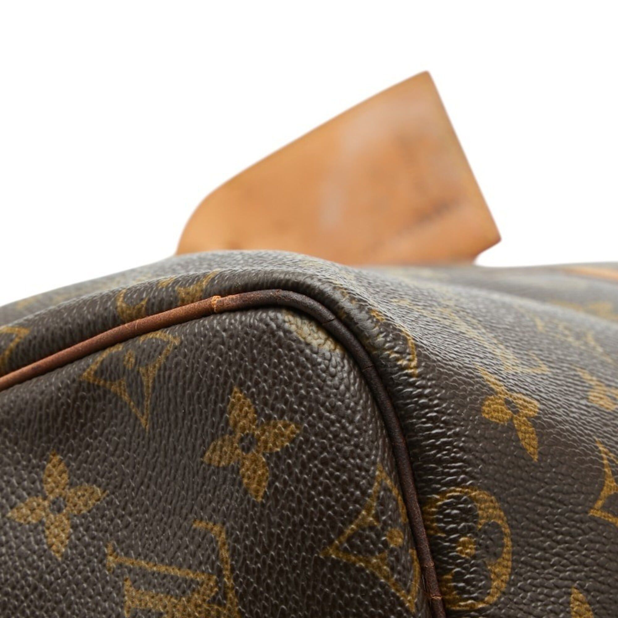 Louis Vuitton Louis Vuitton Monogram Keepall Bandoulière 55 Boston Bag Shoulder 2WAY M41414 Brown Leather Women's LOUIS VUITTON Size ONE SIZE - 4 Thumbnail