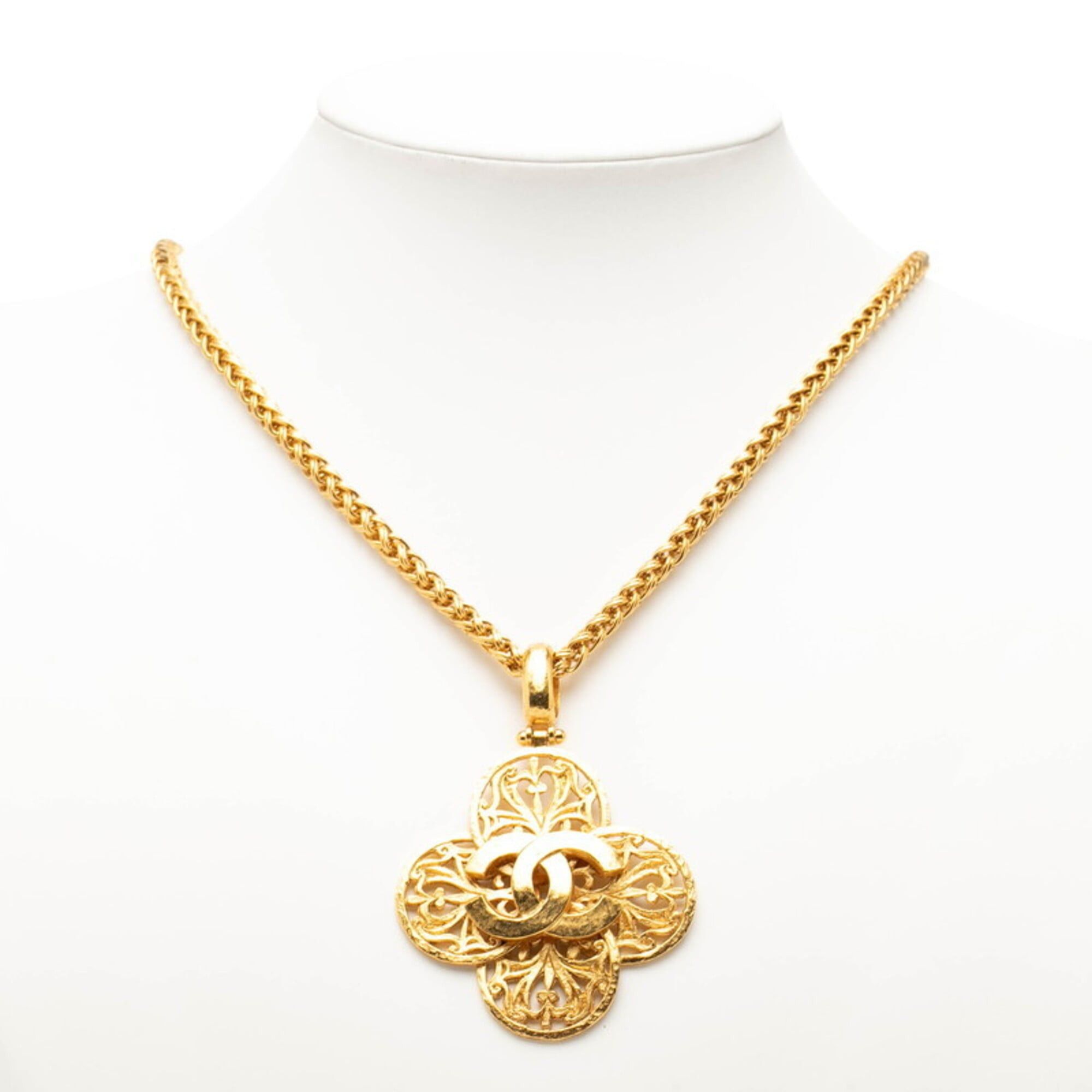 Chanel Chanel Vintage Coco Mark Long Necklace, Gold Plated, Women's CHANEL Size ONE SIZE - 6 Thumbnail