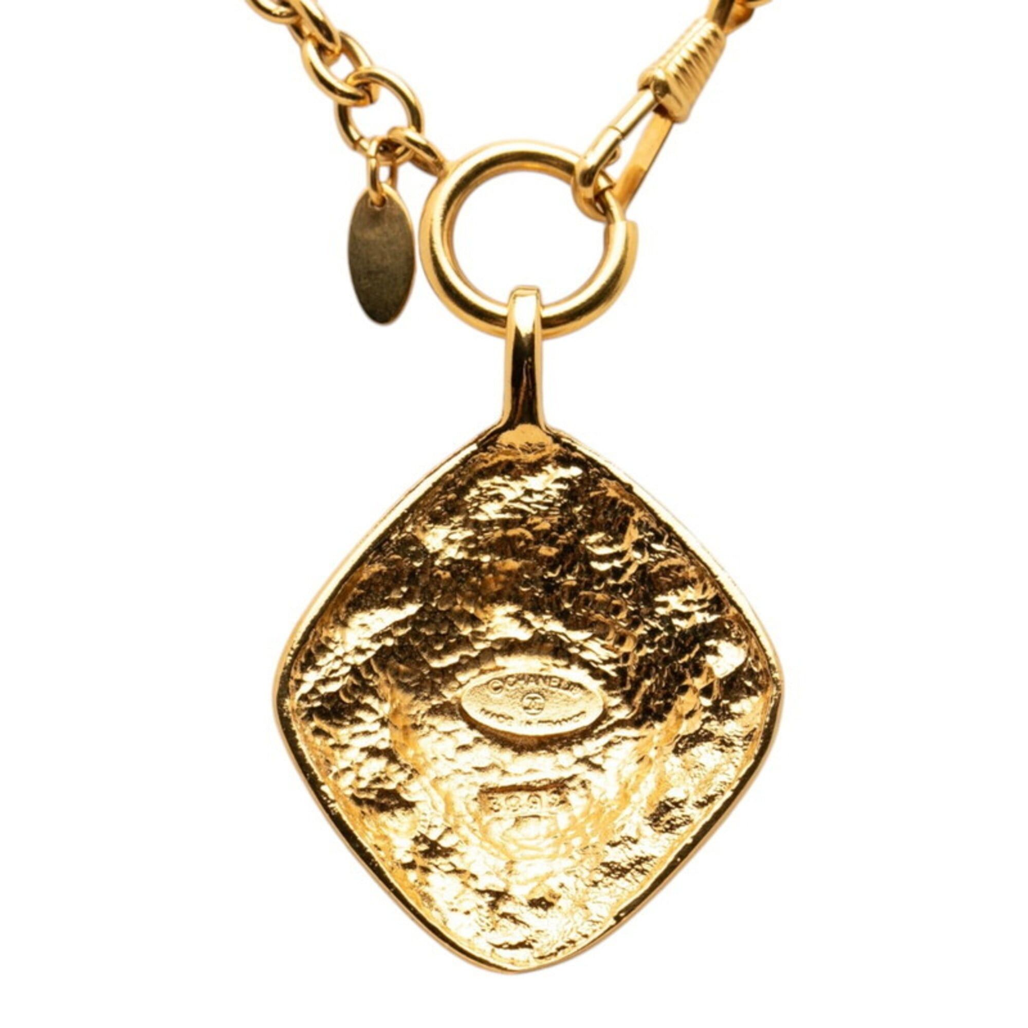 Chanel Chanel Vintage Coco Mark Long Necklace, Gold Plated, Women's CHANEL Size ONE SIZE - 2 Thumbnail