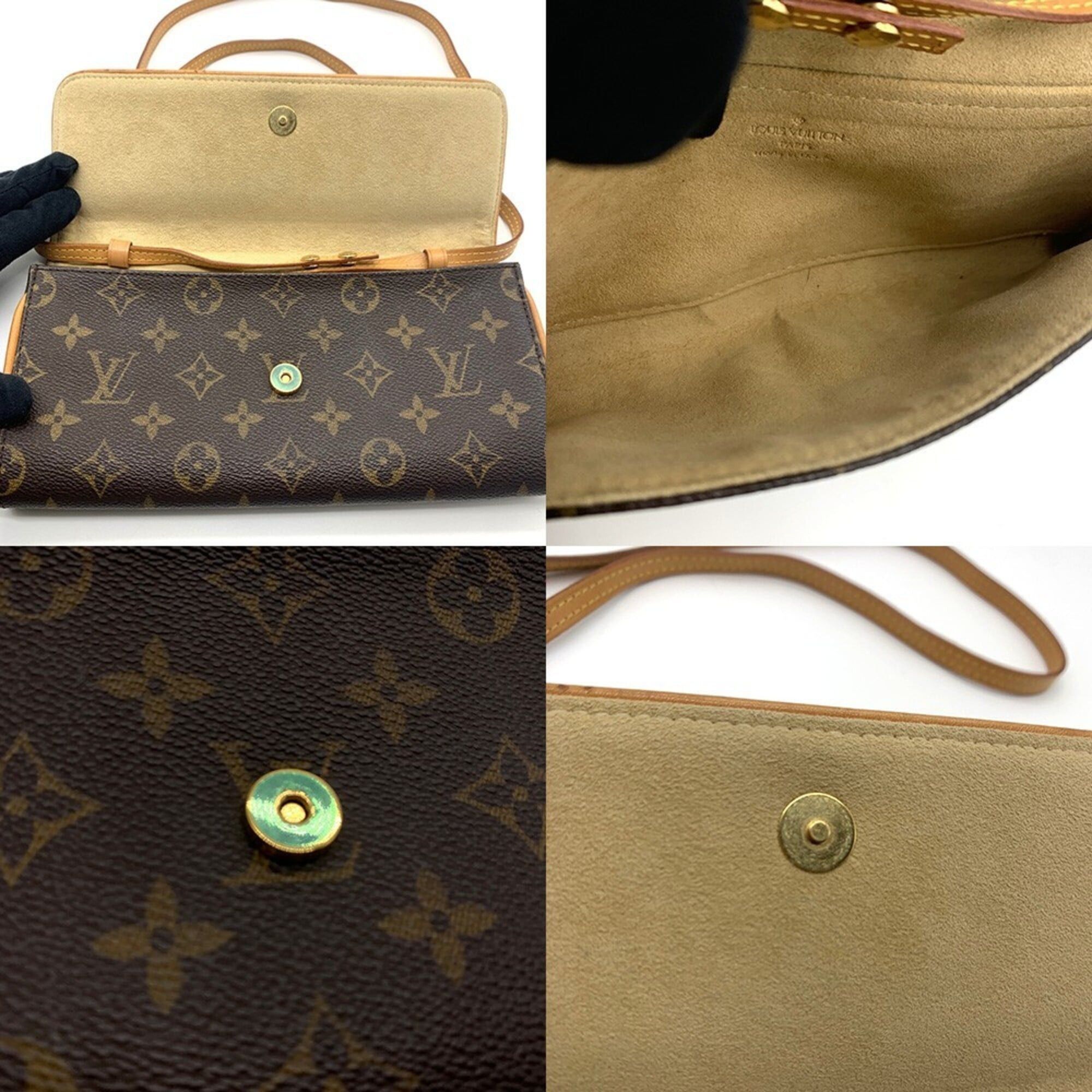 Louis Vuitton Louis Vuitton Pochette Twin GM Shoulder Bag, Monogram, M51852 Size ONE SIZE - 5 Thumbnail