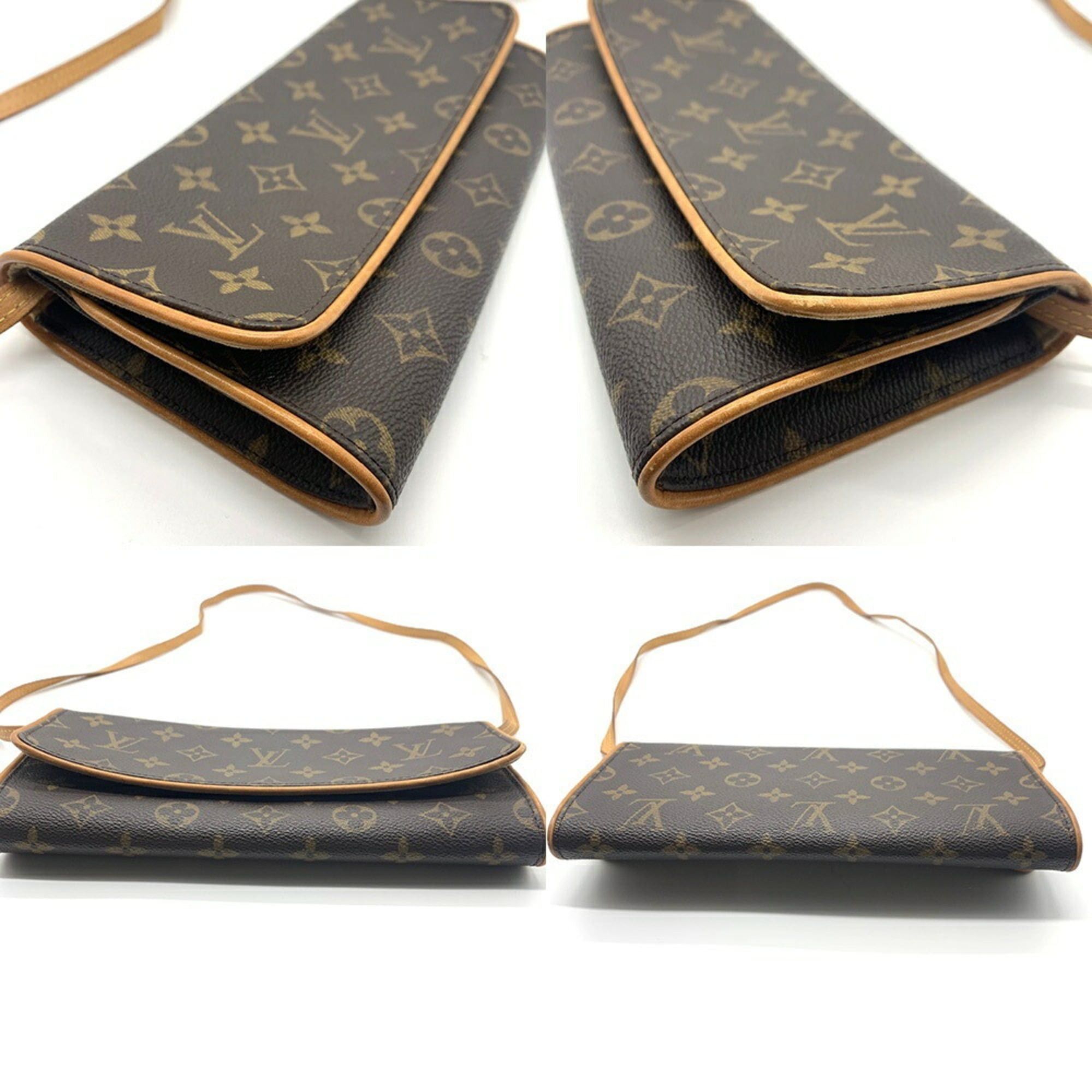 Louis Vuitton Louis Vuitton Pochette Twin GM Shoulder Bag, Monogram, M51852 Size ONE SIZE - 3 Thumbnail