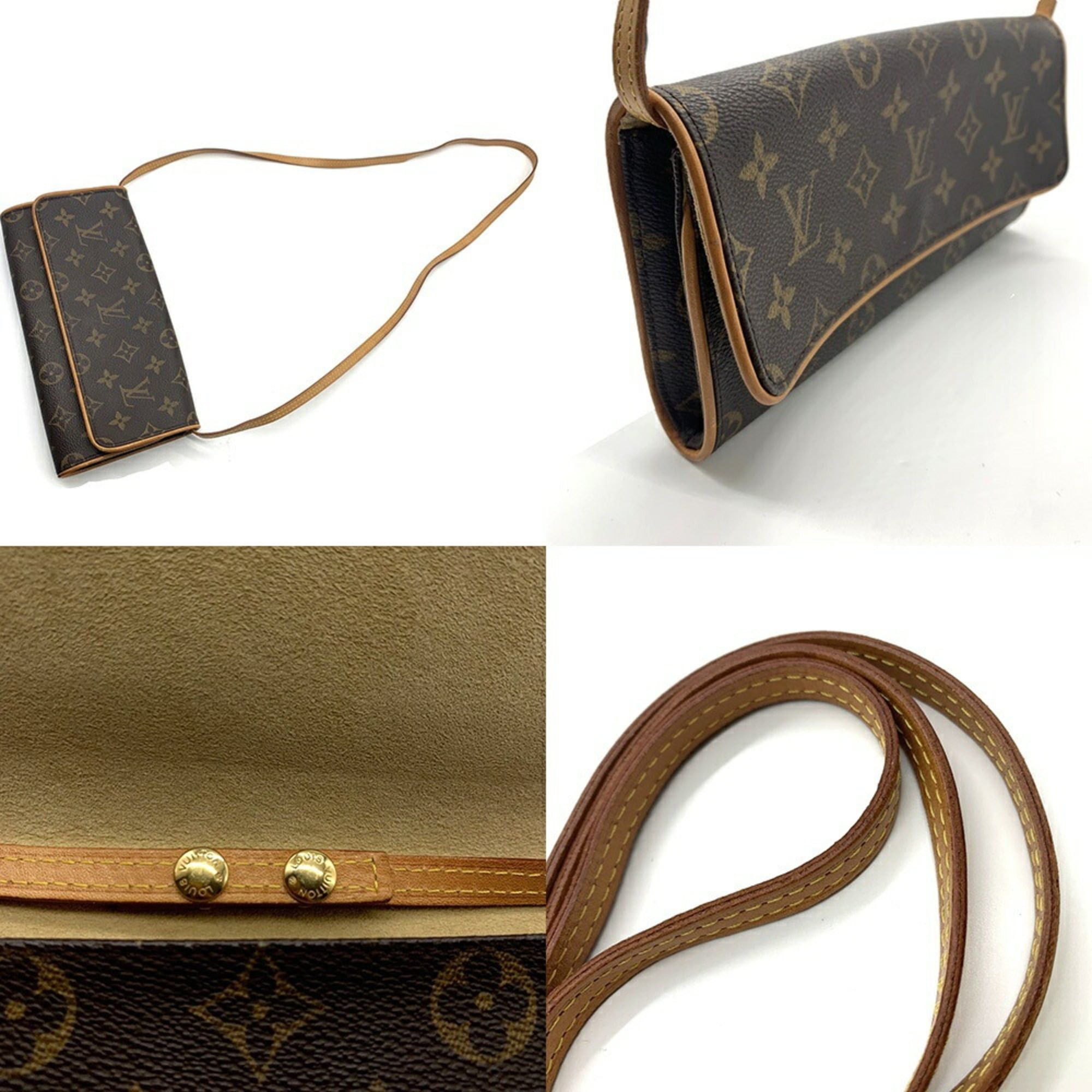 Louis Vuitton Louis Vuitton Pochette Twin GM Shoulder Bag, Monogram, M51852 Size ONE SIZE - 4 Thumbnail
