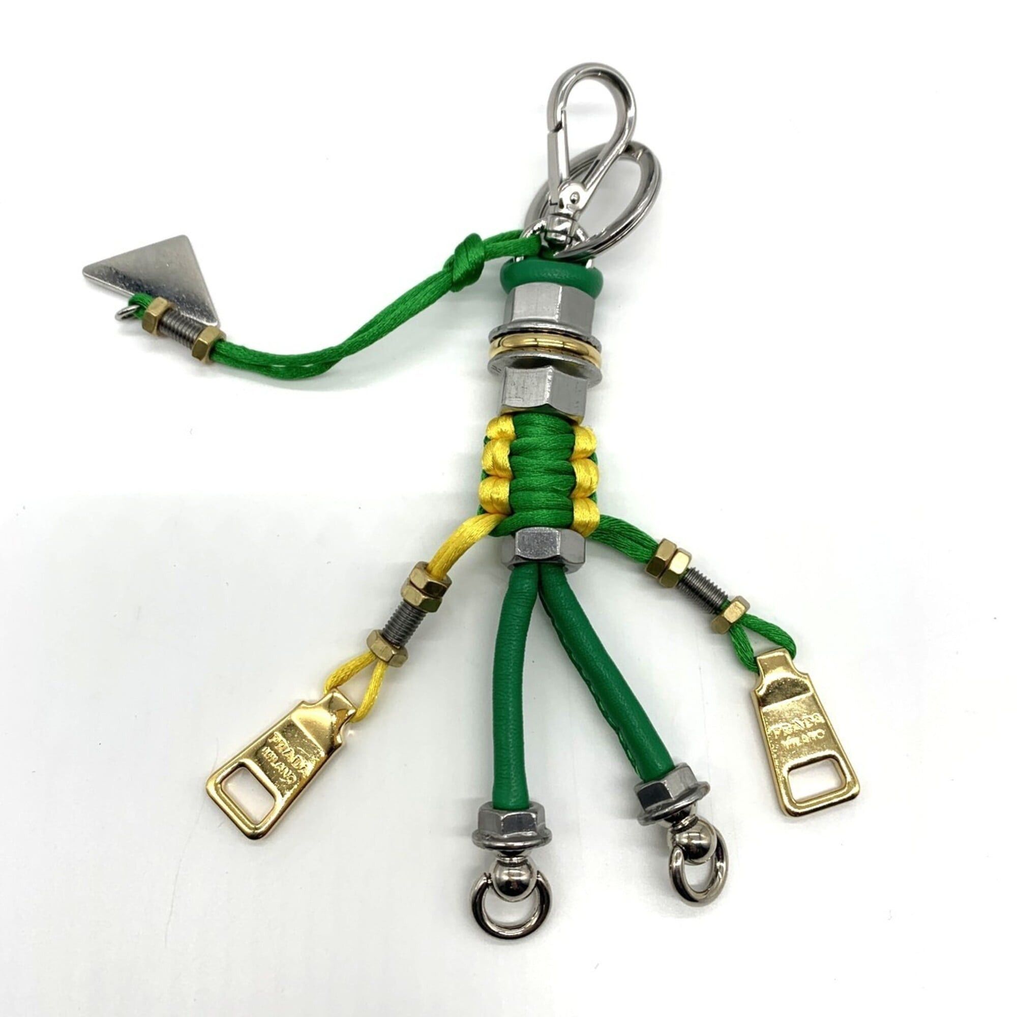 Prada Prada Robot Charm Leather x Metal Mint Pop String PRADA Size ONE SIZE - 2 Thumbnail