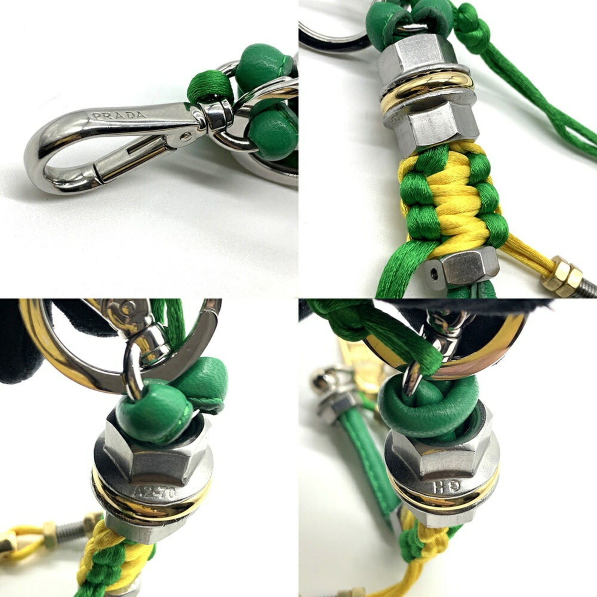 Prada Prada Robot Charm Leather x Metal Mint Pop String PRADA Size ONE SIZE - 4 Thumbnail