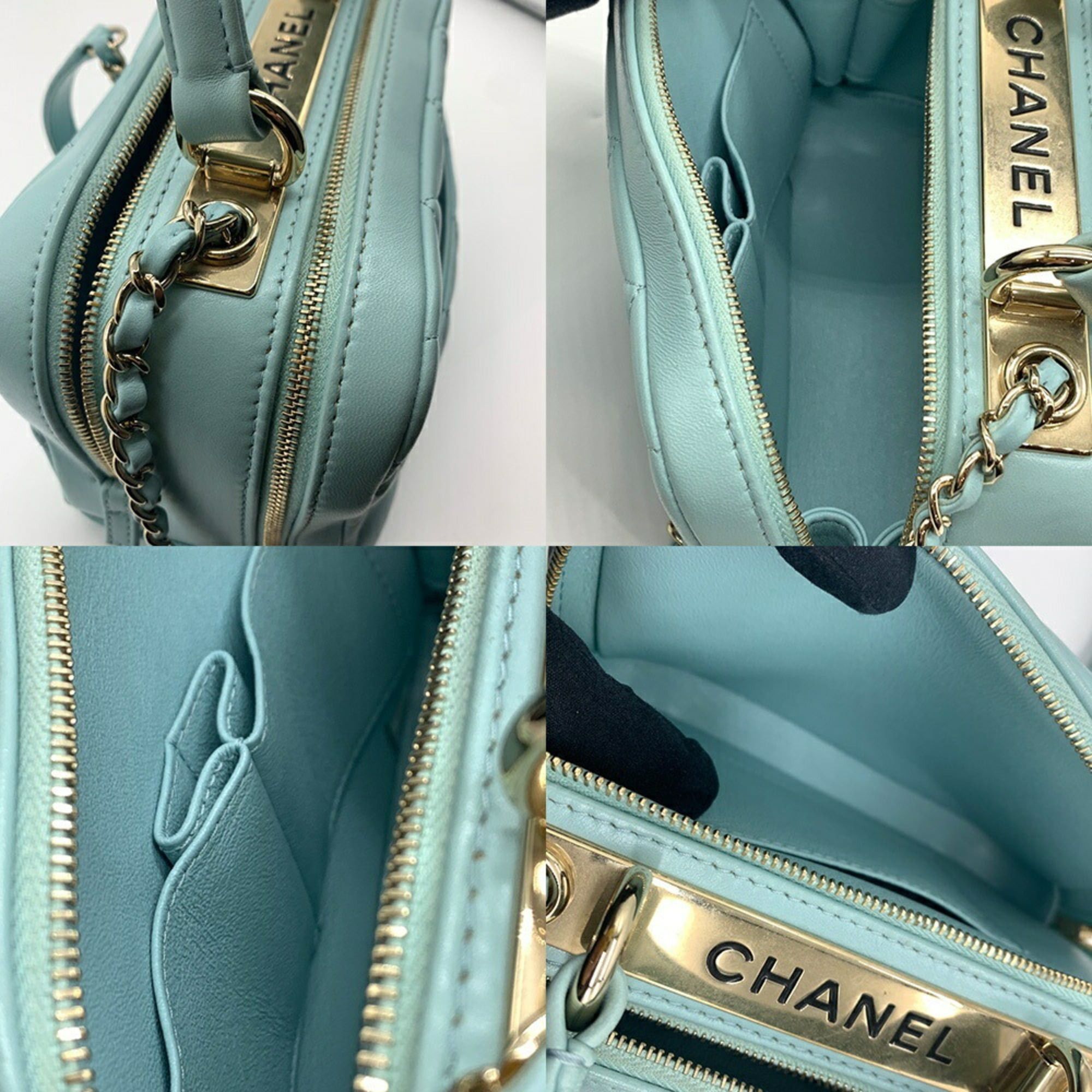Chanel Chanel Matelassé Quilted Lambskin Trendy CC Chain Shoulder Bag Handbag 2-way CHANEL Size ONE SIZE - 7 Thumbnail