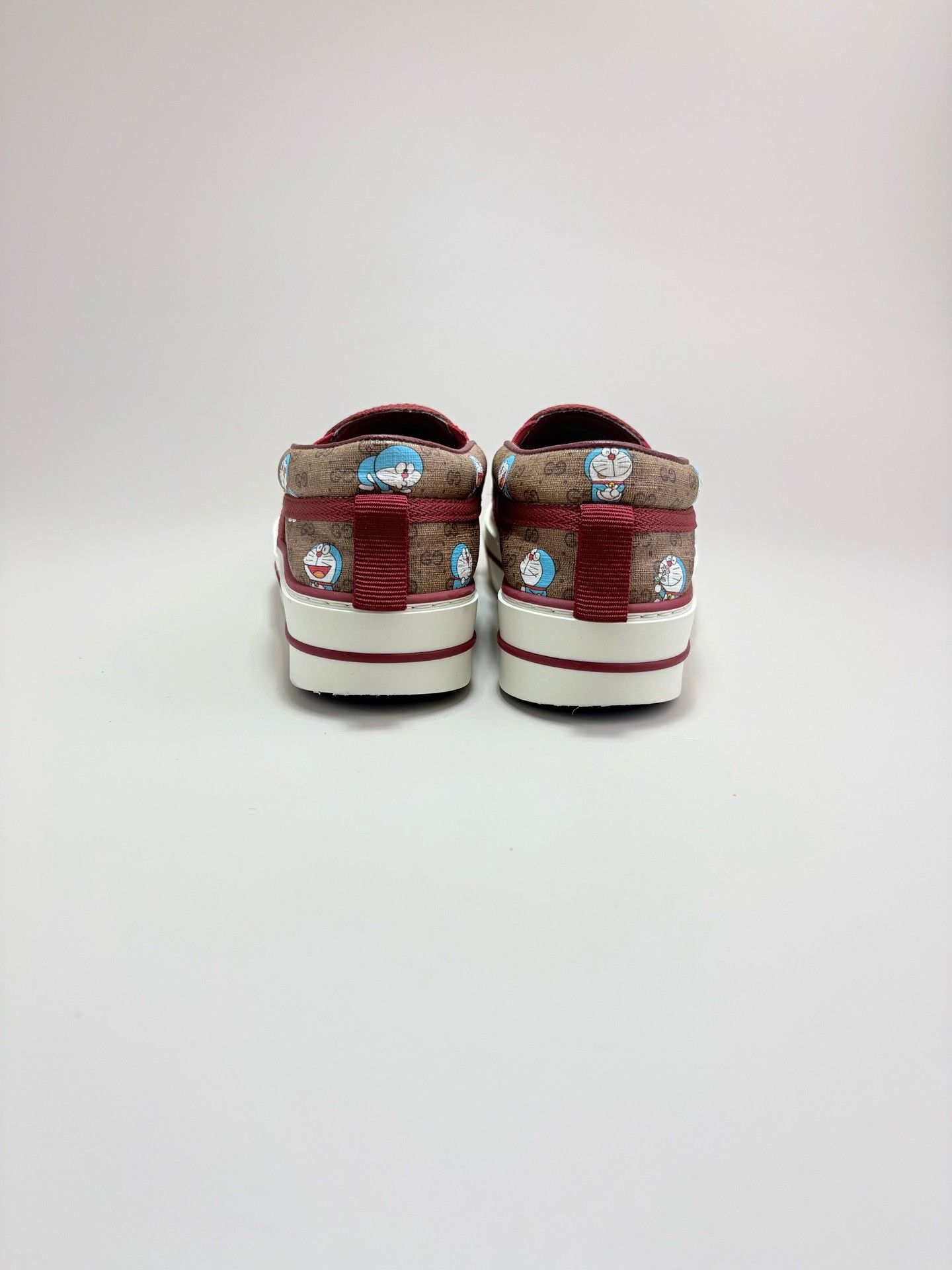 Gucci Gucci Brown GG Doraemon Slip-On Sneakers Size US 5.5 / IT 35.5 - 3 Thumbnail