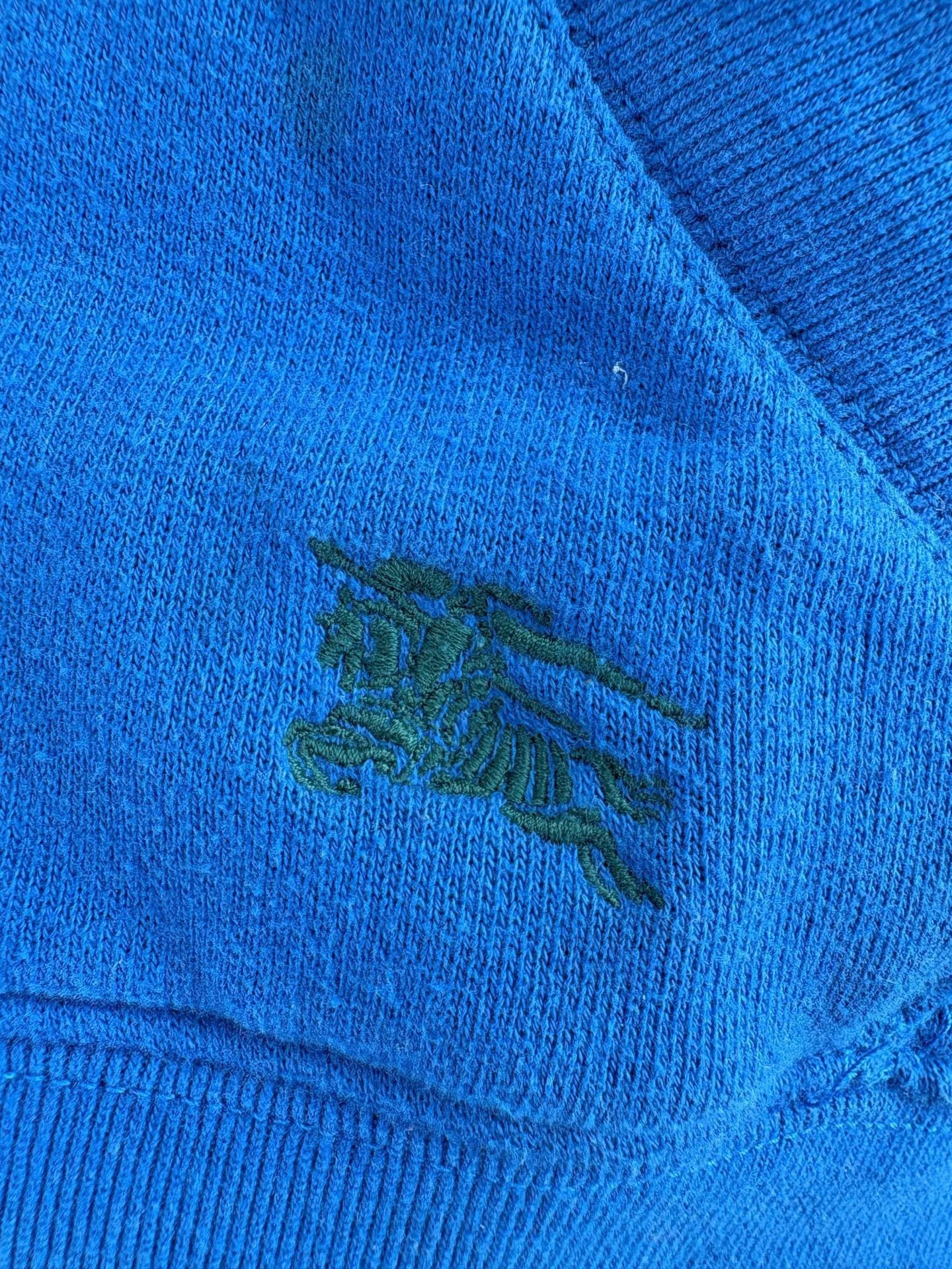 Burberry Burberry Horse Embroidery Blue Zipper Jacket Size US S / EU 44-46 / 1 - 3 Thumbnail