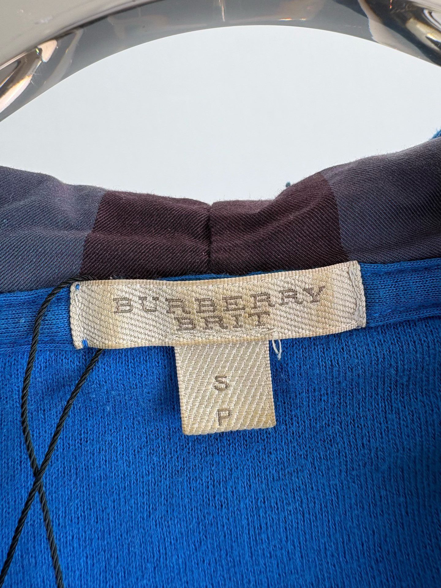 Burberry Burberry Horse Embroidery Blue Zipper Jacket Size US S / EU 44-46 / 1 - 5 Thumbnail