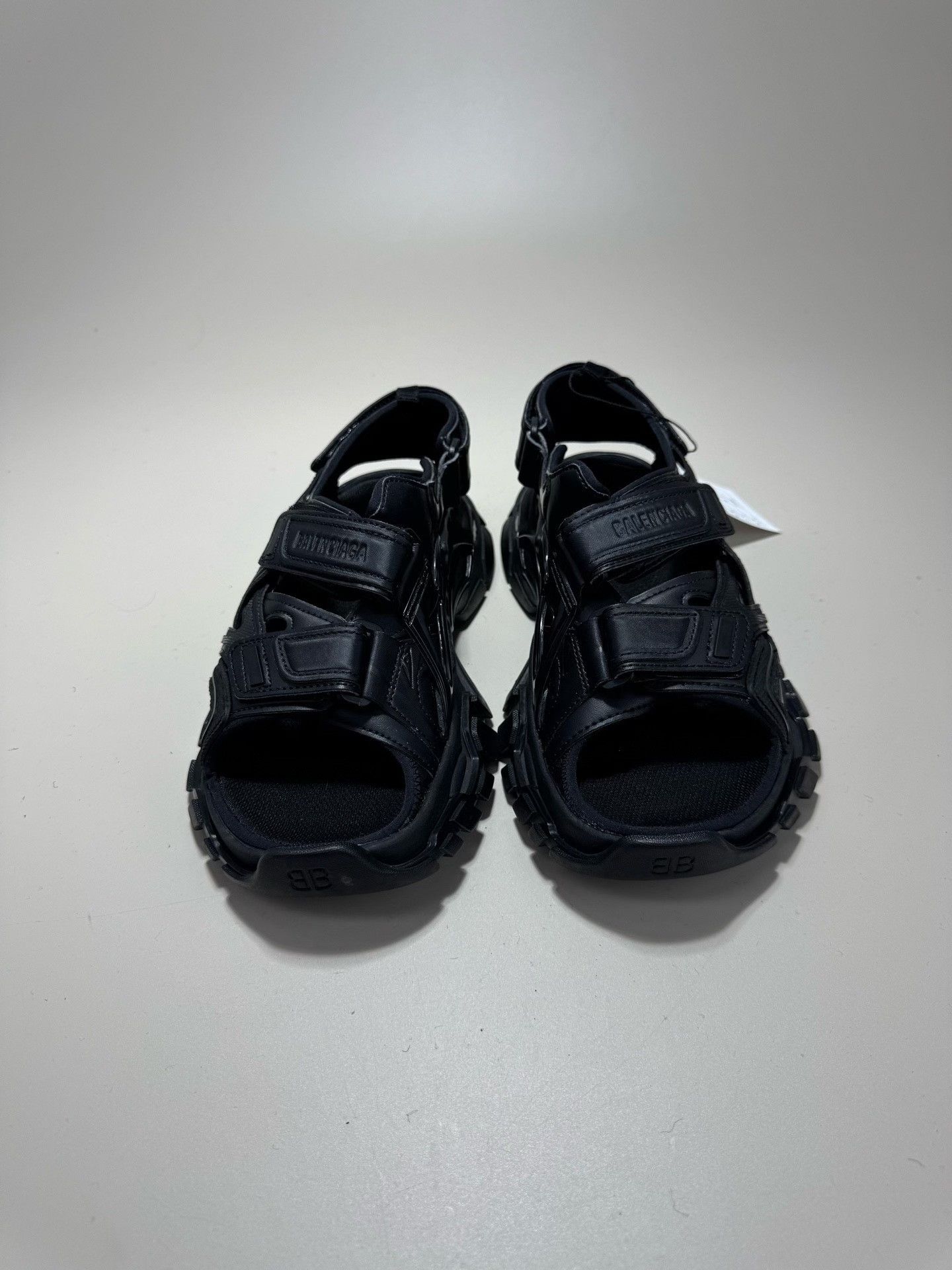 Balenciaga BALENCIAGA Track Black Sandals Size US 6 / IT 36 - 2 Thumbnail