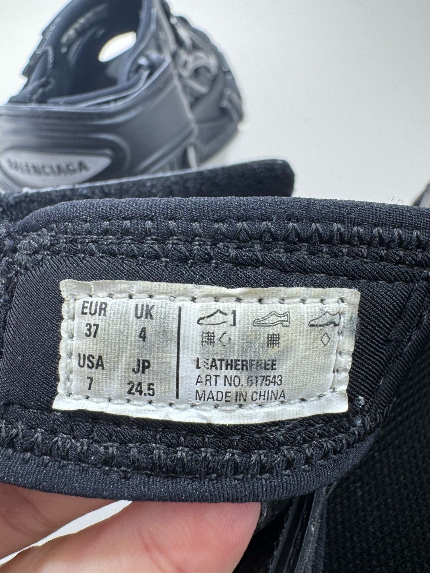 Balenciaga BALENCIAGA Track Black Sandals Size US 6 / IT 36 - 6 Thumbnail