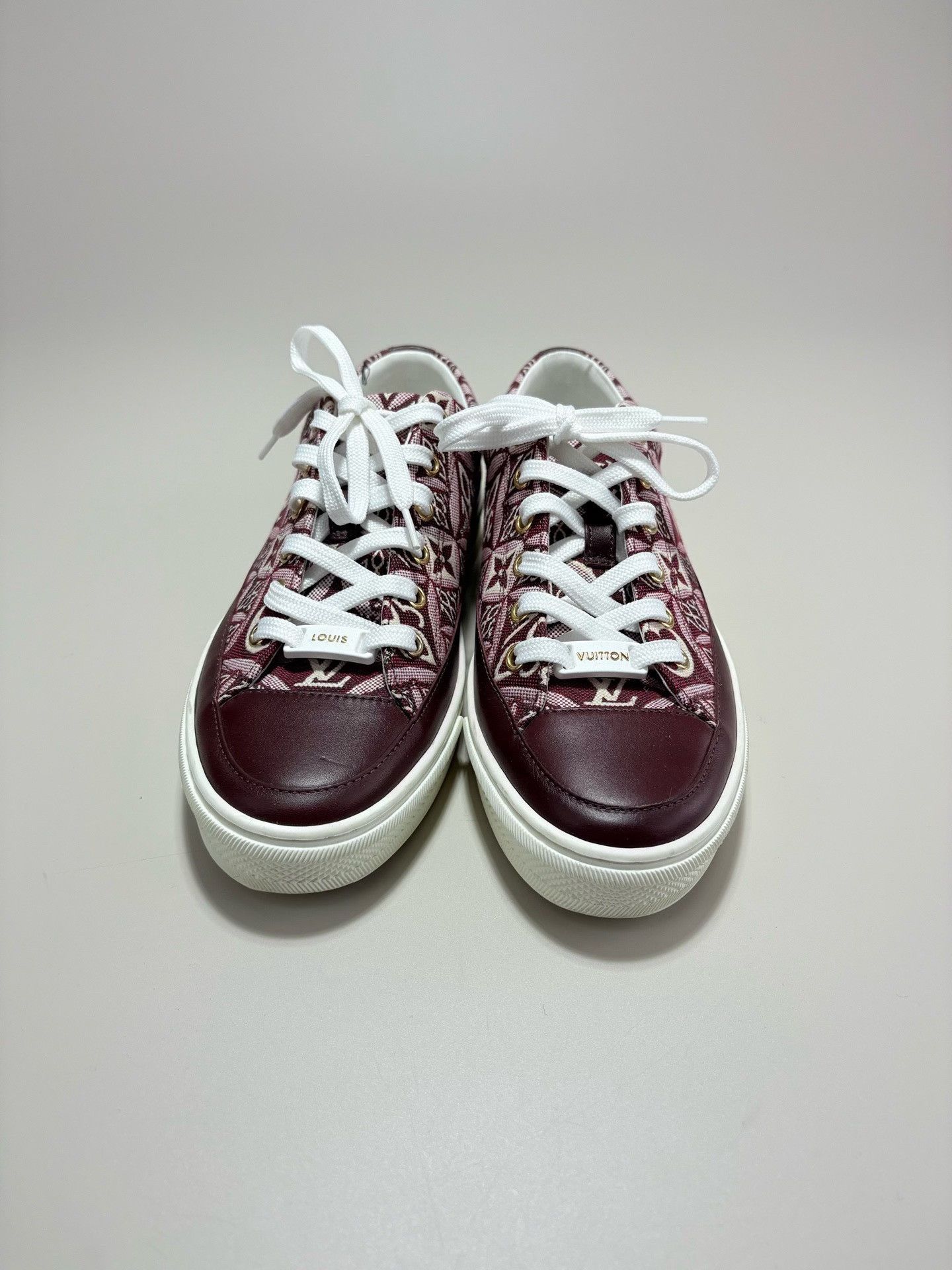 Louis Vuitton Louis Vuitton 1854 Monogram Low-Top Sneakers Size US 5 / IT 35 - 2 Thumbnail
