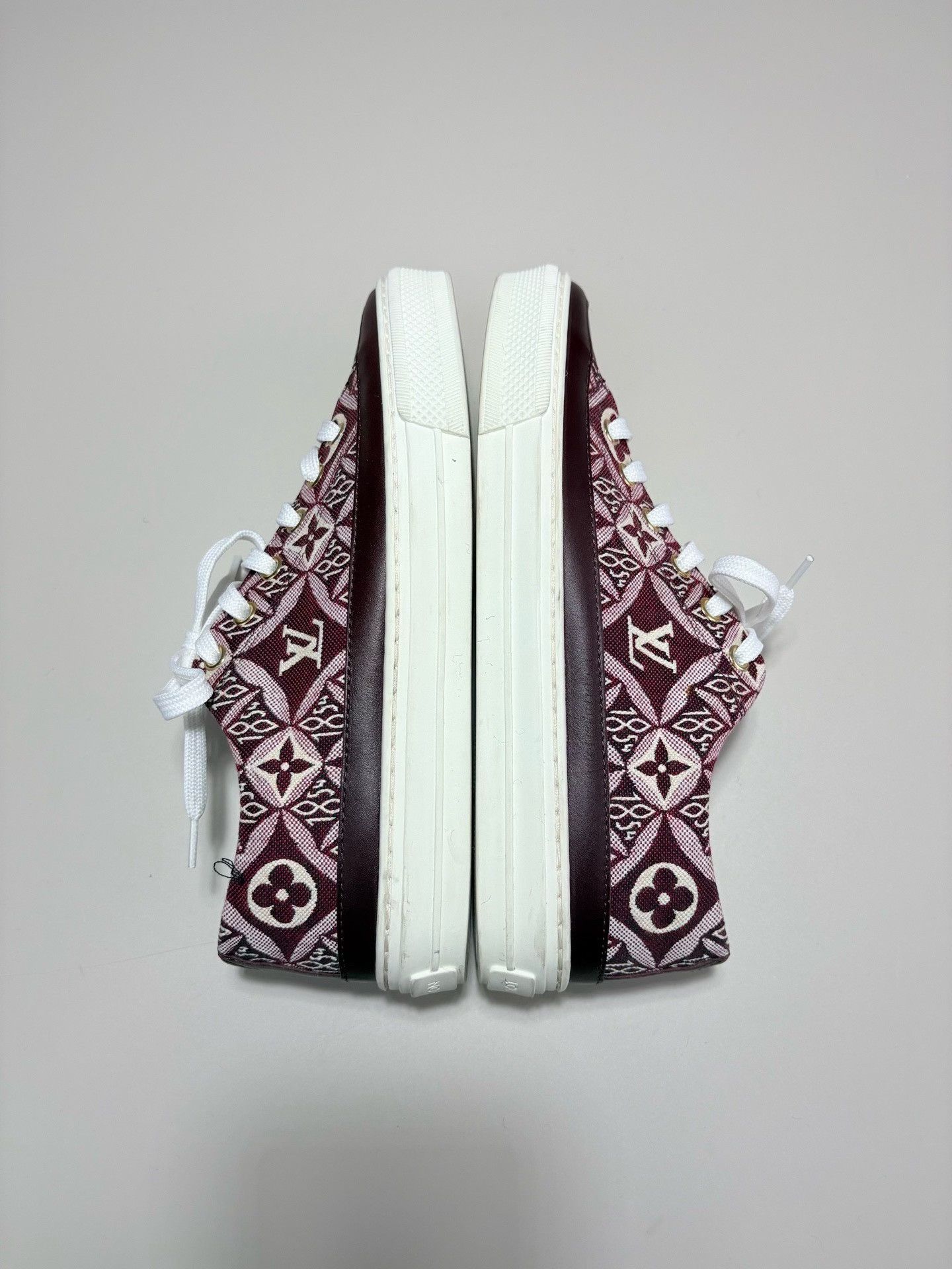 Louis Vuitton Louis Vuitton 1854 Monogram Low-Top Sneakers Size US 5 / IT 35 - 5 Thumbnail