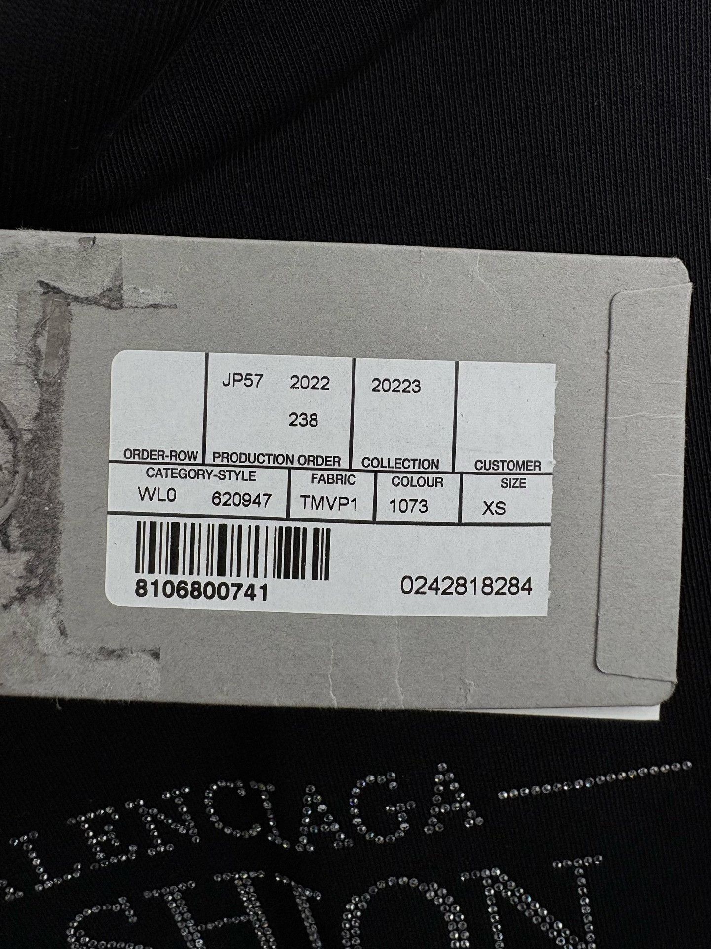 Balenciaga Balenciaga Rhinestone Hoodie Size XS / US 0-2 / IT 36-38 - 6 Thumbnail