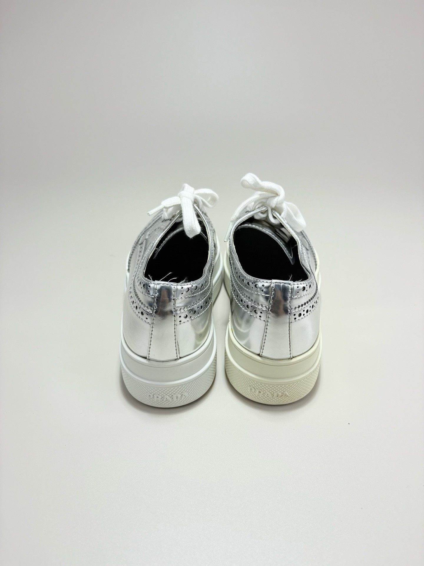 Prada PRADA Laser-Cut Carved Platform Shoes Size US 4 / IT 34 - 3 Thumbnail