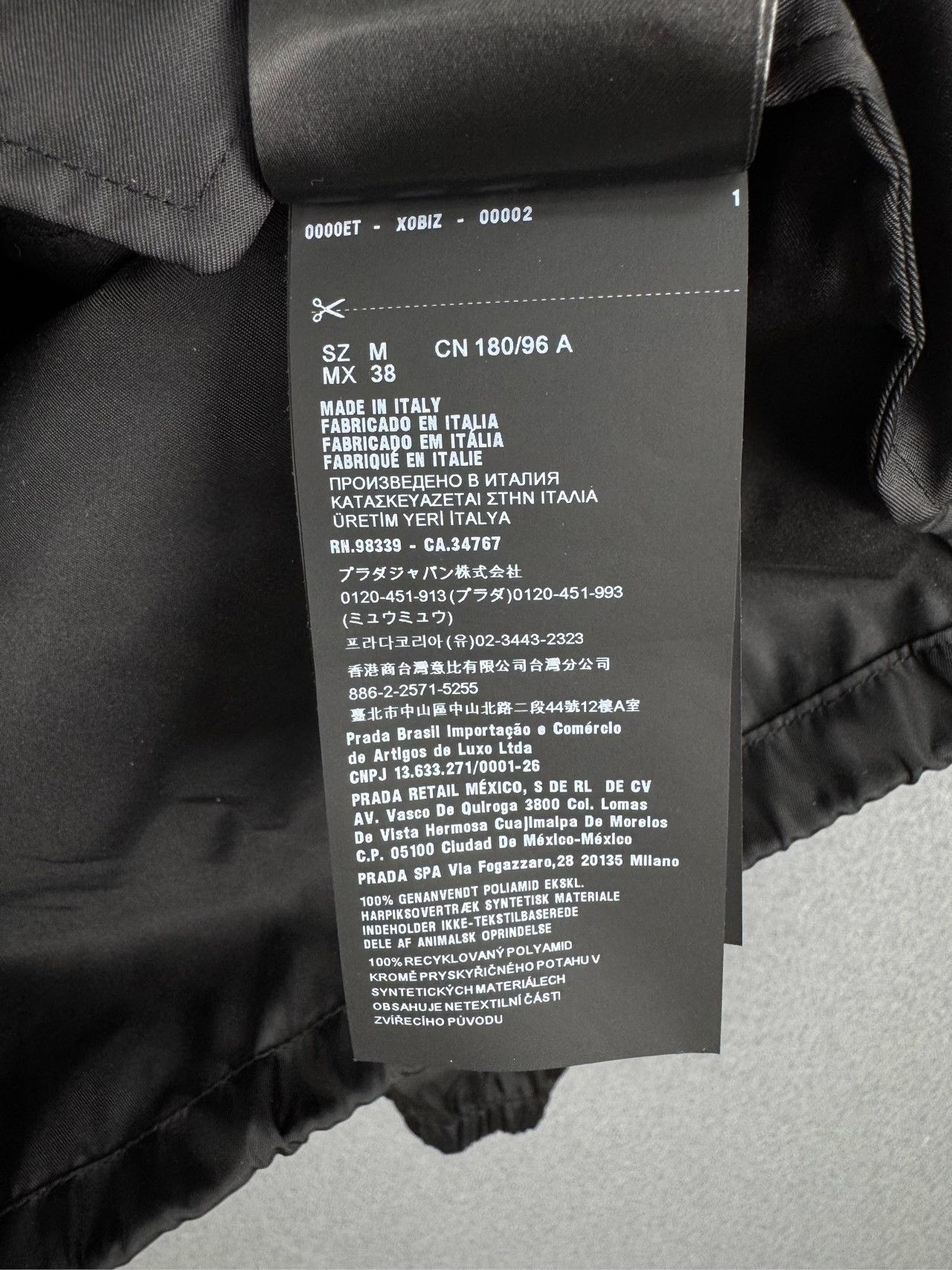 Prada Prada Pocket Triangle Logo Nylon Jacket Size US M / EU 48-50 / 2 - 5 Thumbnail