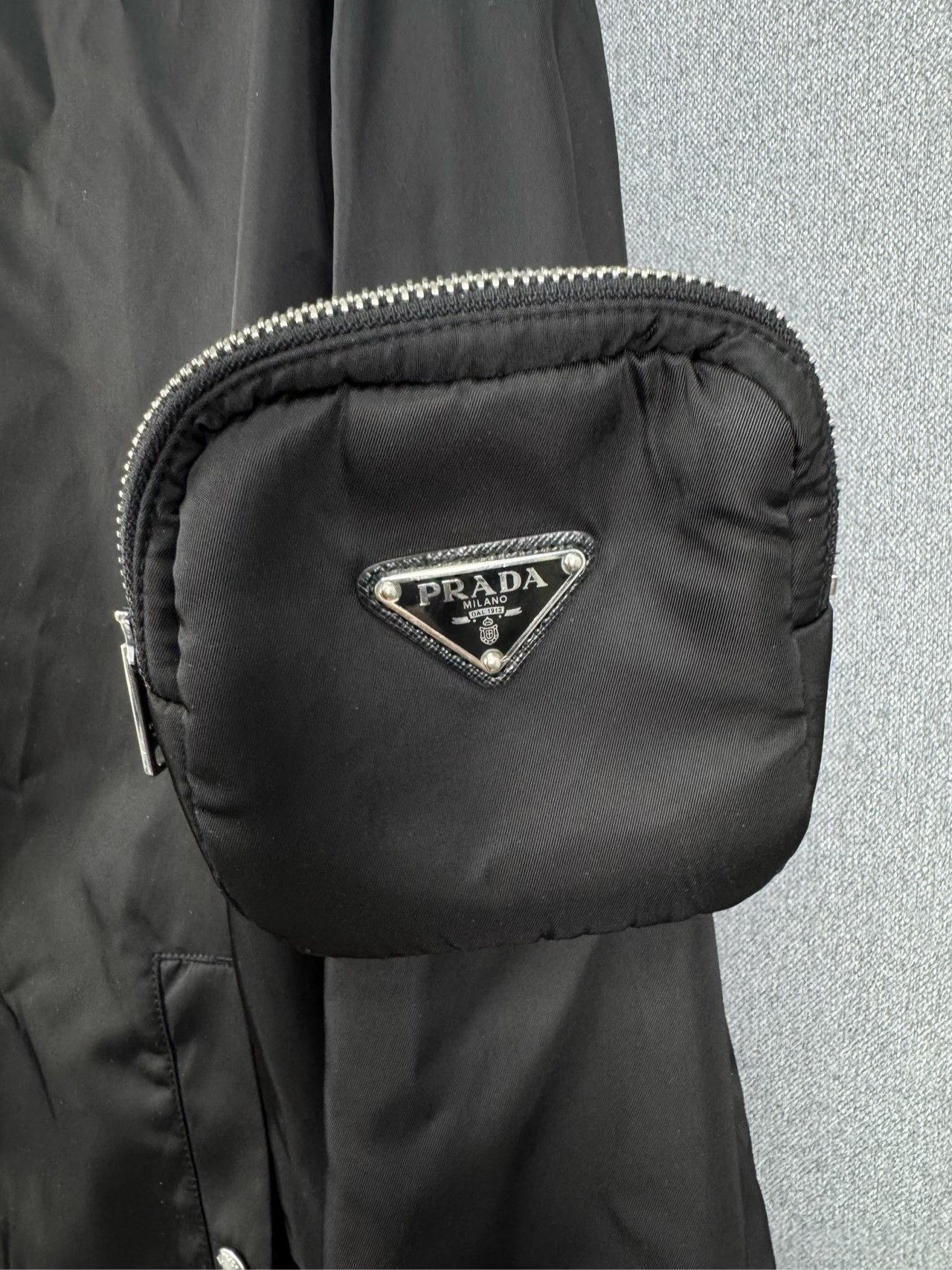 Prada Prada Pocket Triangle Logo Nylon Jacket Size US M / EU 48-50 / 2 - 3 Thumbnail