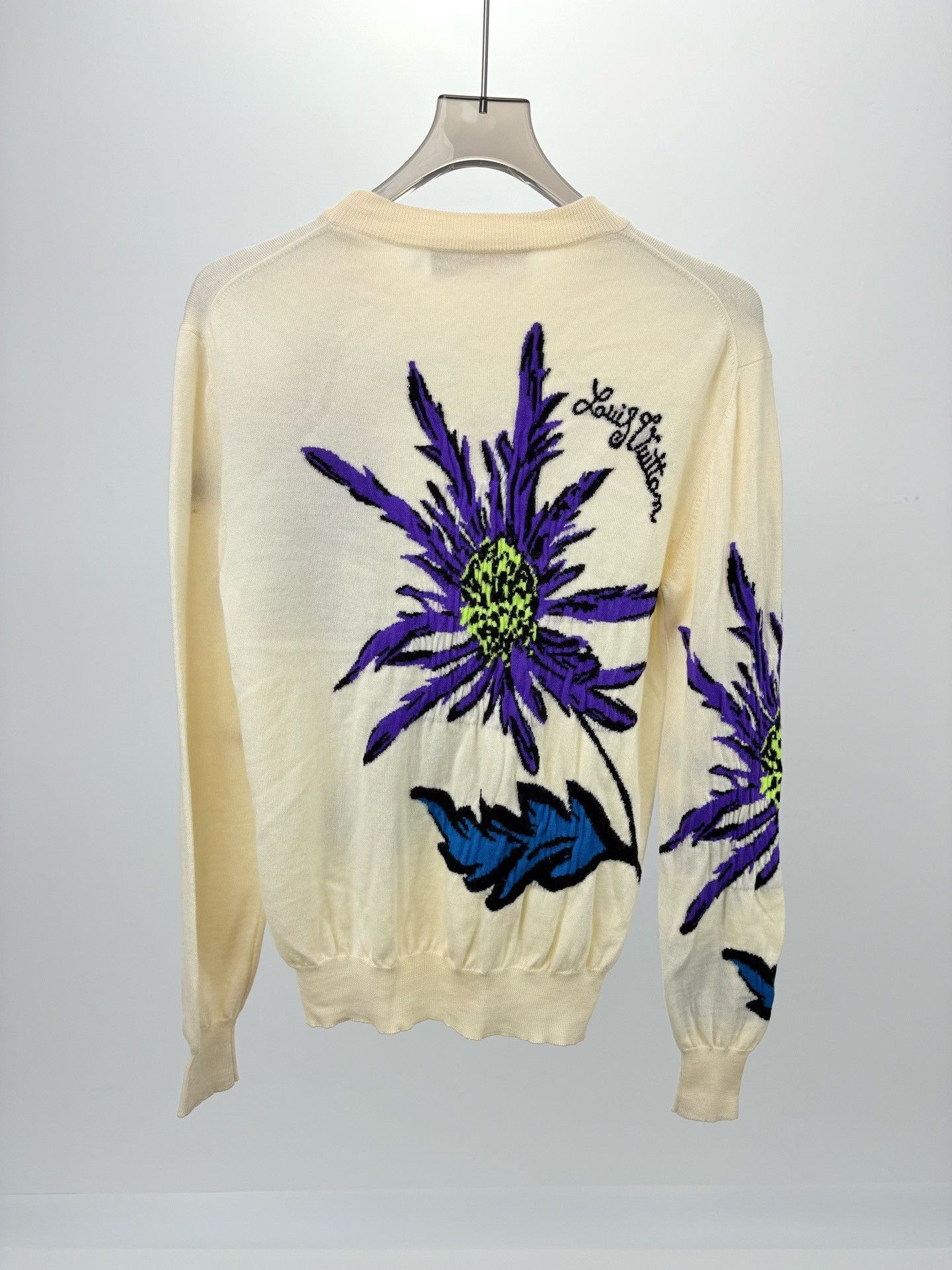 Louis Vuitton Louis Vuitton LV Floral Knit Sweater Size S / US 4 / IT 40 - 2 Thumbnail