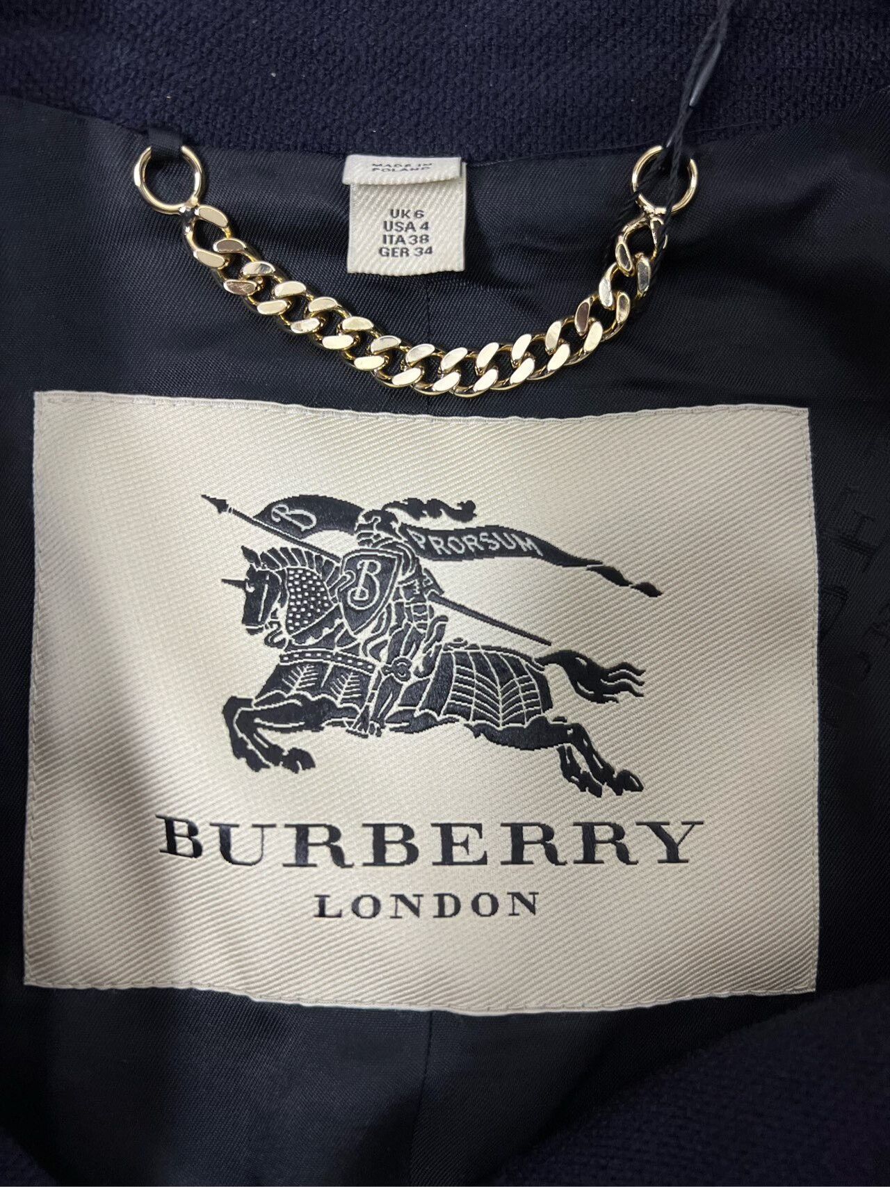 Burberry Burberry Wool Leather Jacket Size XS / US 0-2 / IT 36-38 - 3 Thumbnail