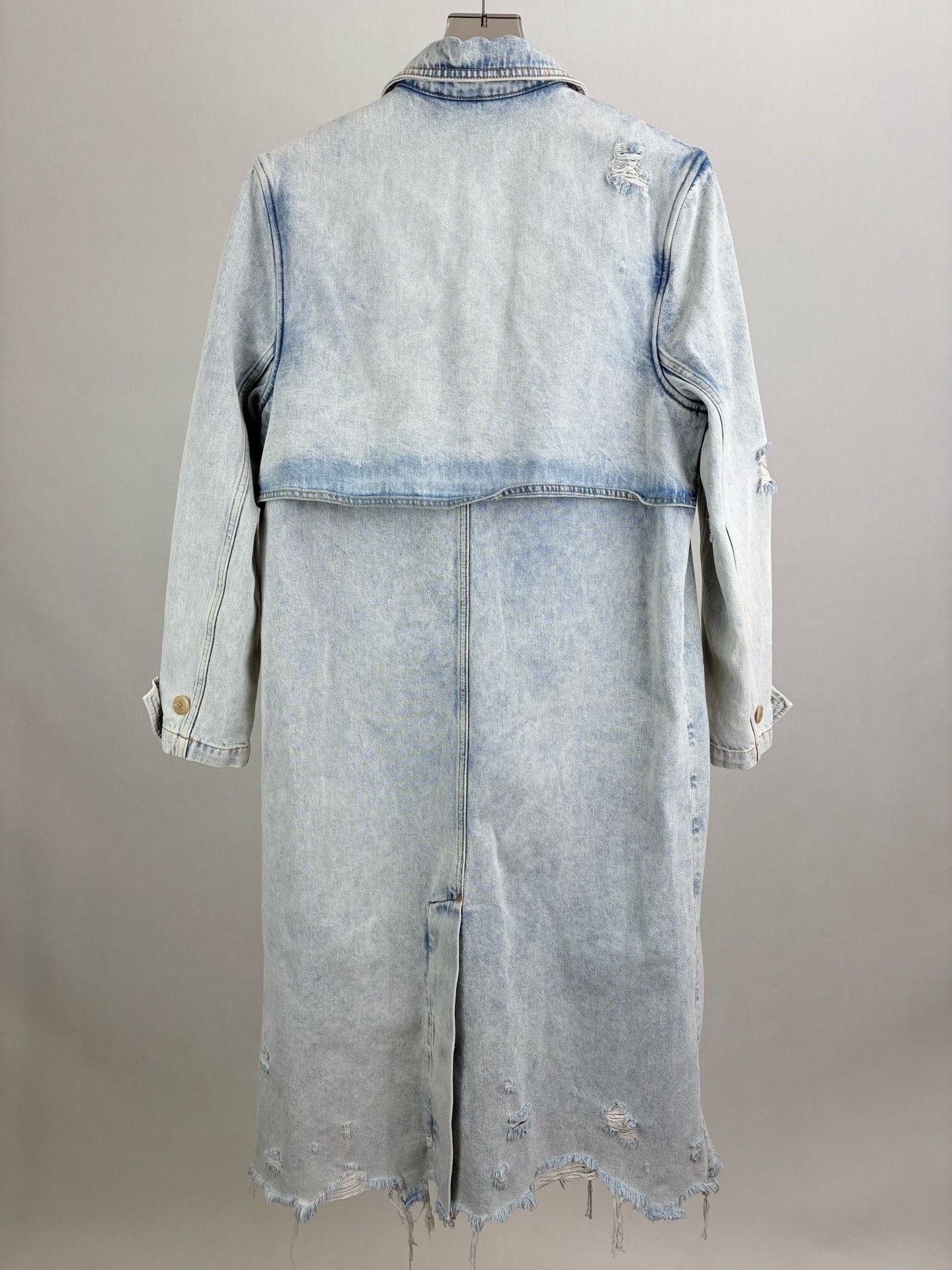 Alexander Wang Alexander Wang Mid-Length Denim Jacket Size XS / US 0-2 / IT 36-38 - 2 Thumbnail