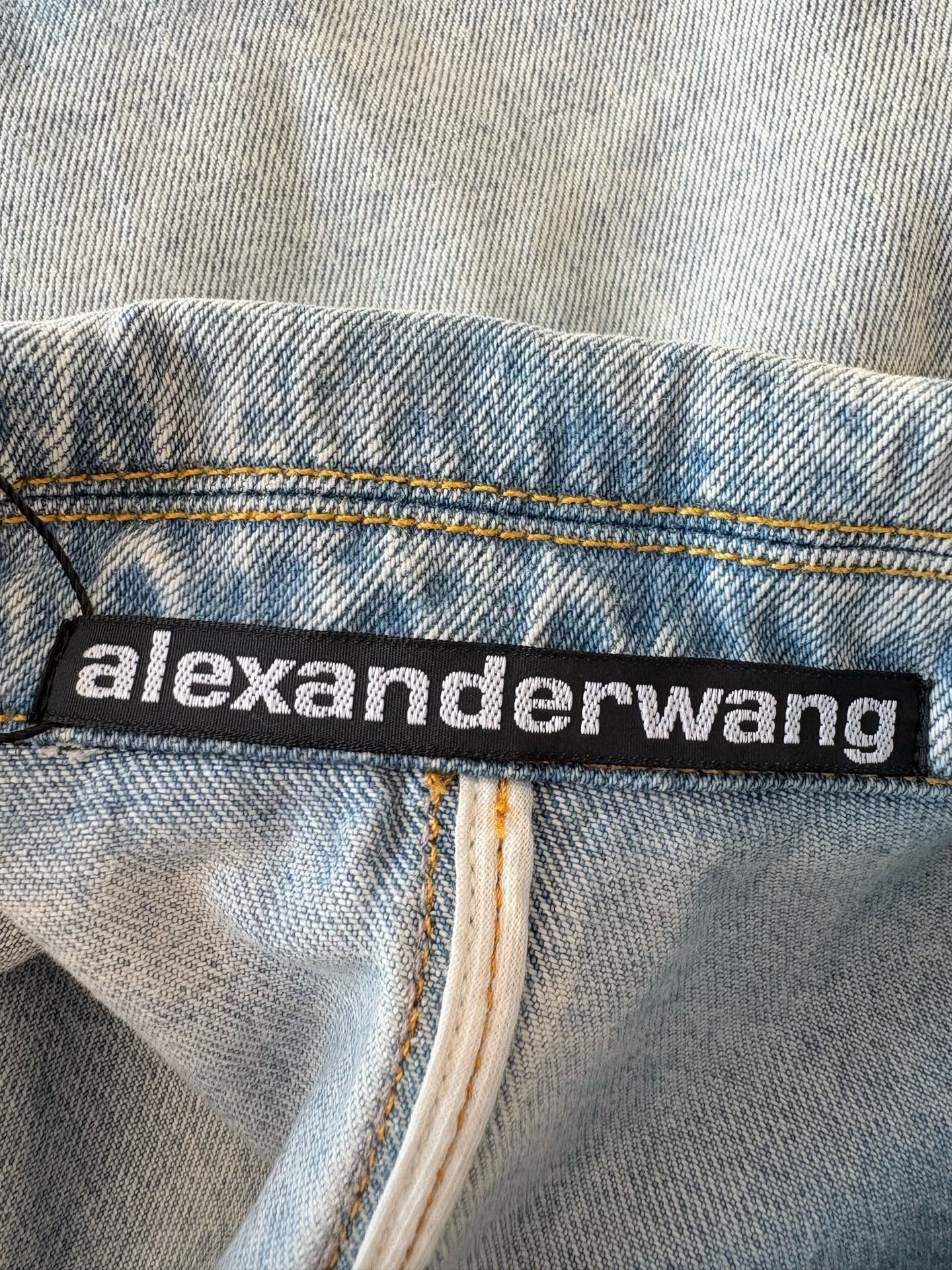 Alexander Wang Alexander Wang Mid-Length Denim Jacket Size XS / US 0-2 / IT 36-38 - 4 Thumbnail