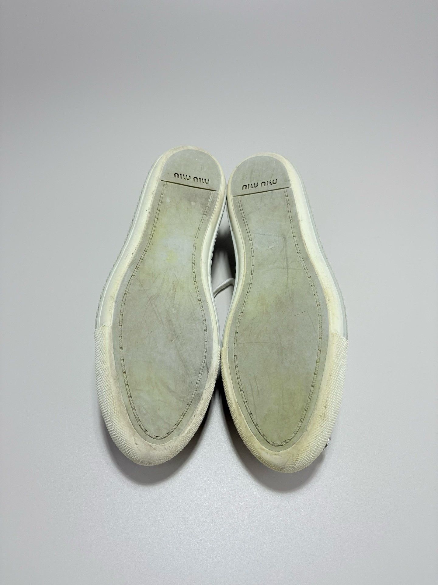 Miu Miu Miumiu Rhinestone Casual Sneakers Size US 6.5 / IT 36.5 - 6 Thumbnail