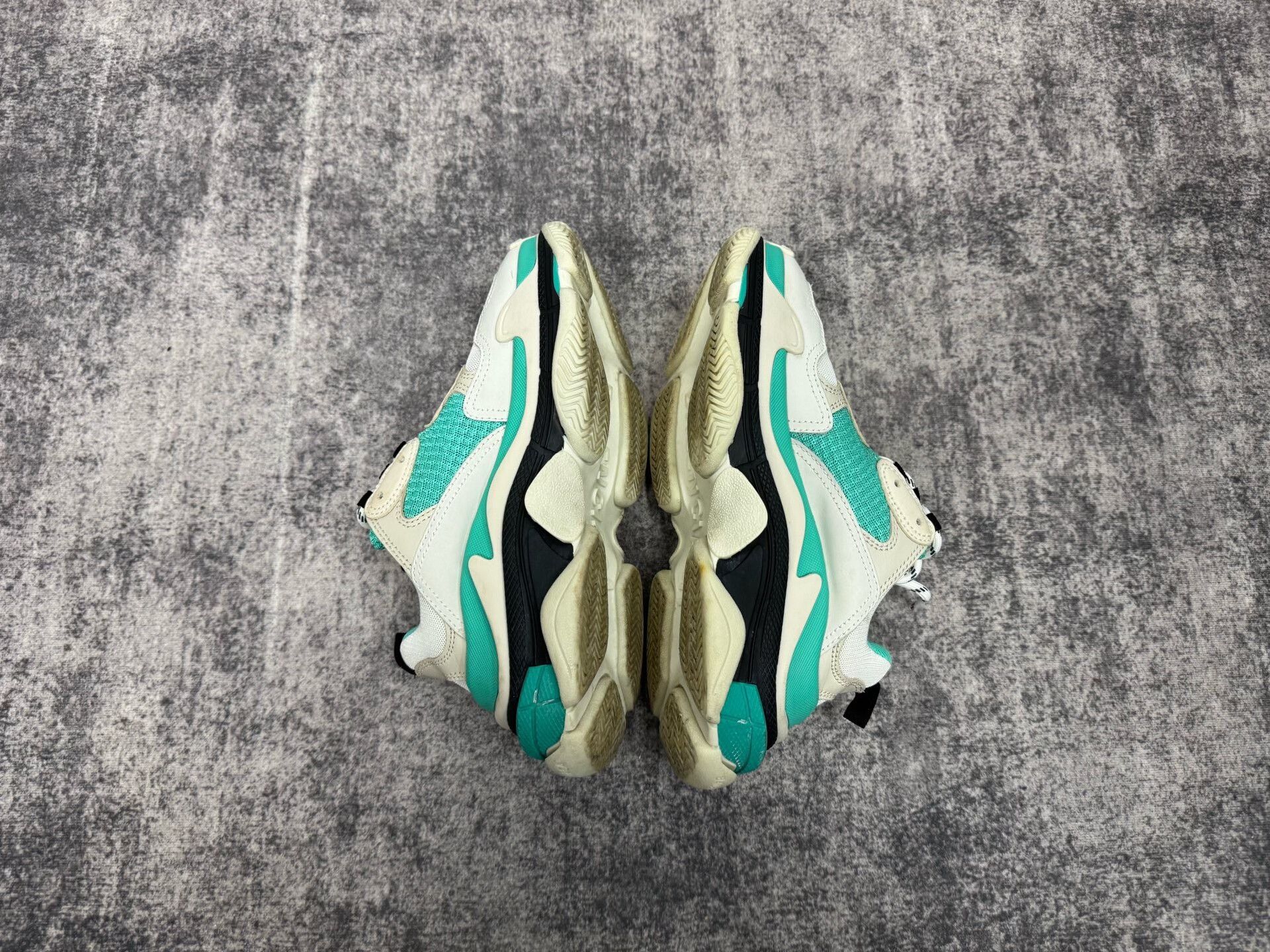 Balenciaga Balenciaga Triple S White Green Size US 6 / IT 36 - 4 Thumbnail