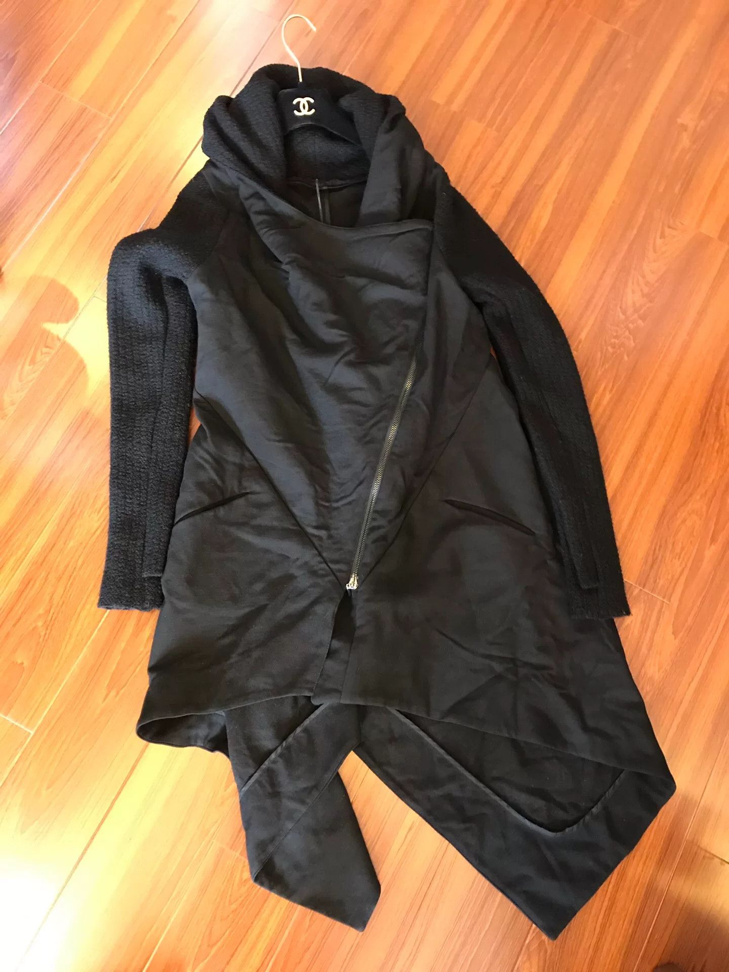 Masnada Masnada Dark Wool Designer Coat Size US M / EU 48-50 / 2 - 7 Thumbnail