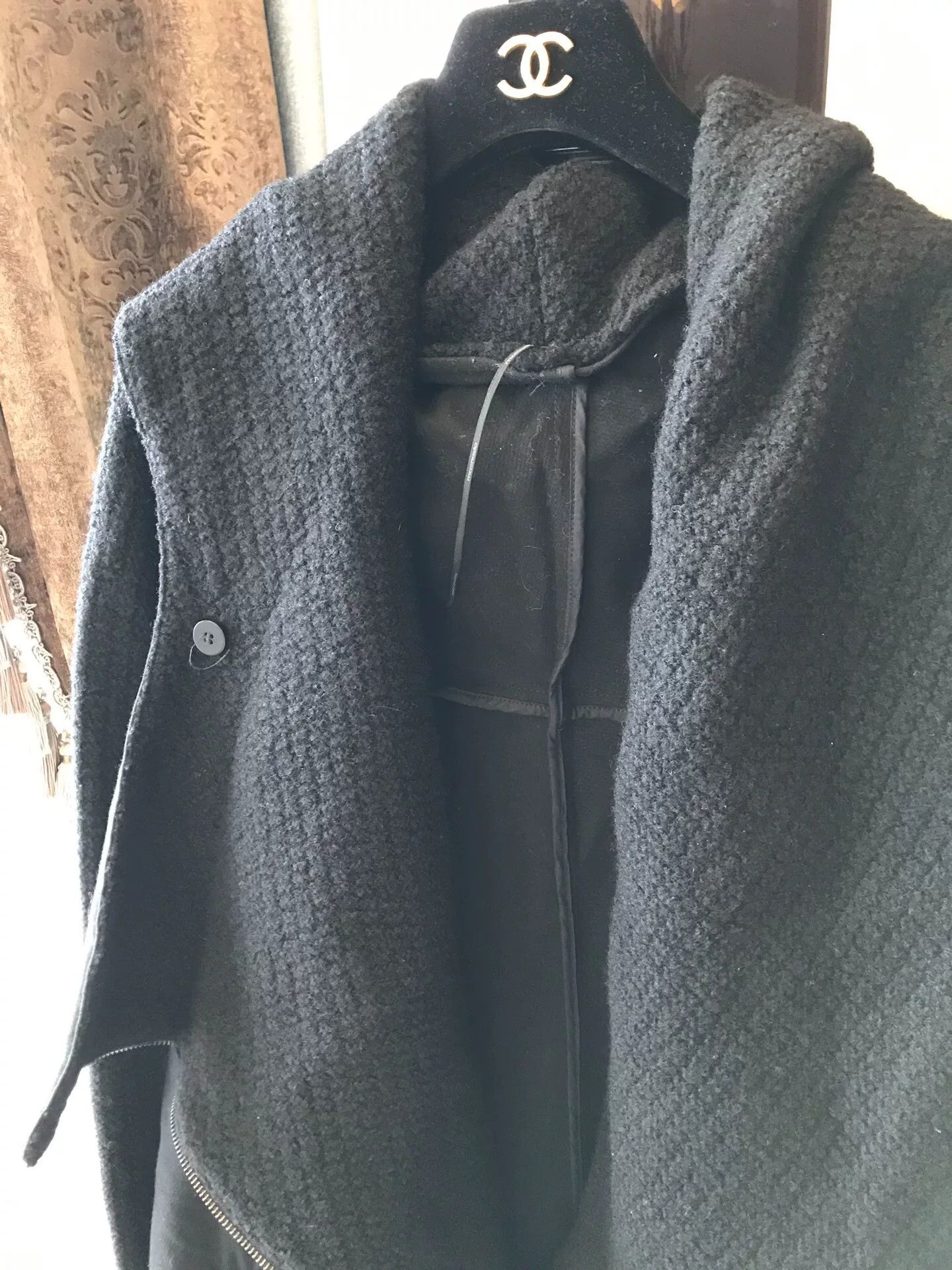 Masnada Masnada Dark Wool Designer Coat Size US M / EU 48-50 / 2 - 2 Thumbnail