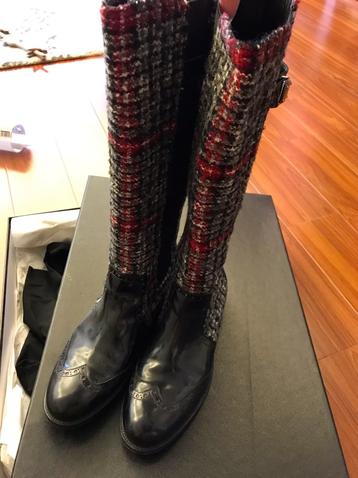 Dolce & Gabbana Dolce & Gabbana Runway Women's Boots Size US 5 / IT 35 - 2 Thumbnail