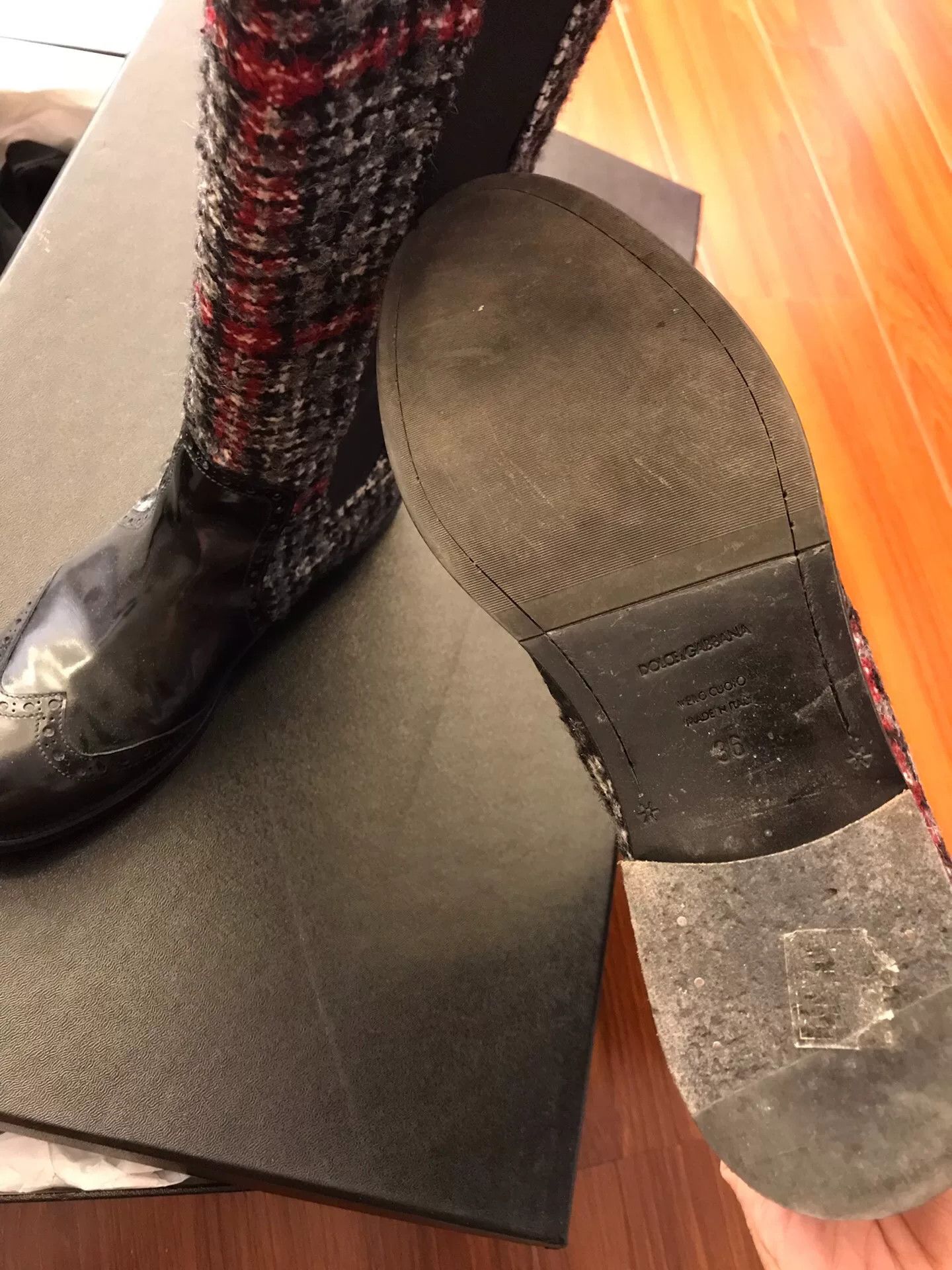 Dolce & Gabbana Dolce & Gabbana Runway Women's Boots Size US 5 / IT 35 - 6 Thumbnail