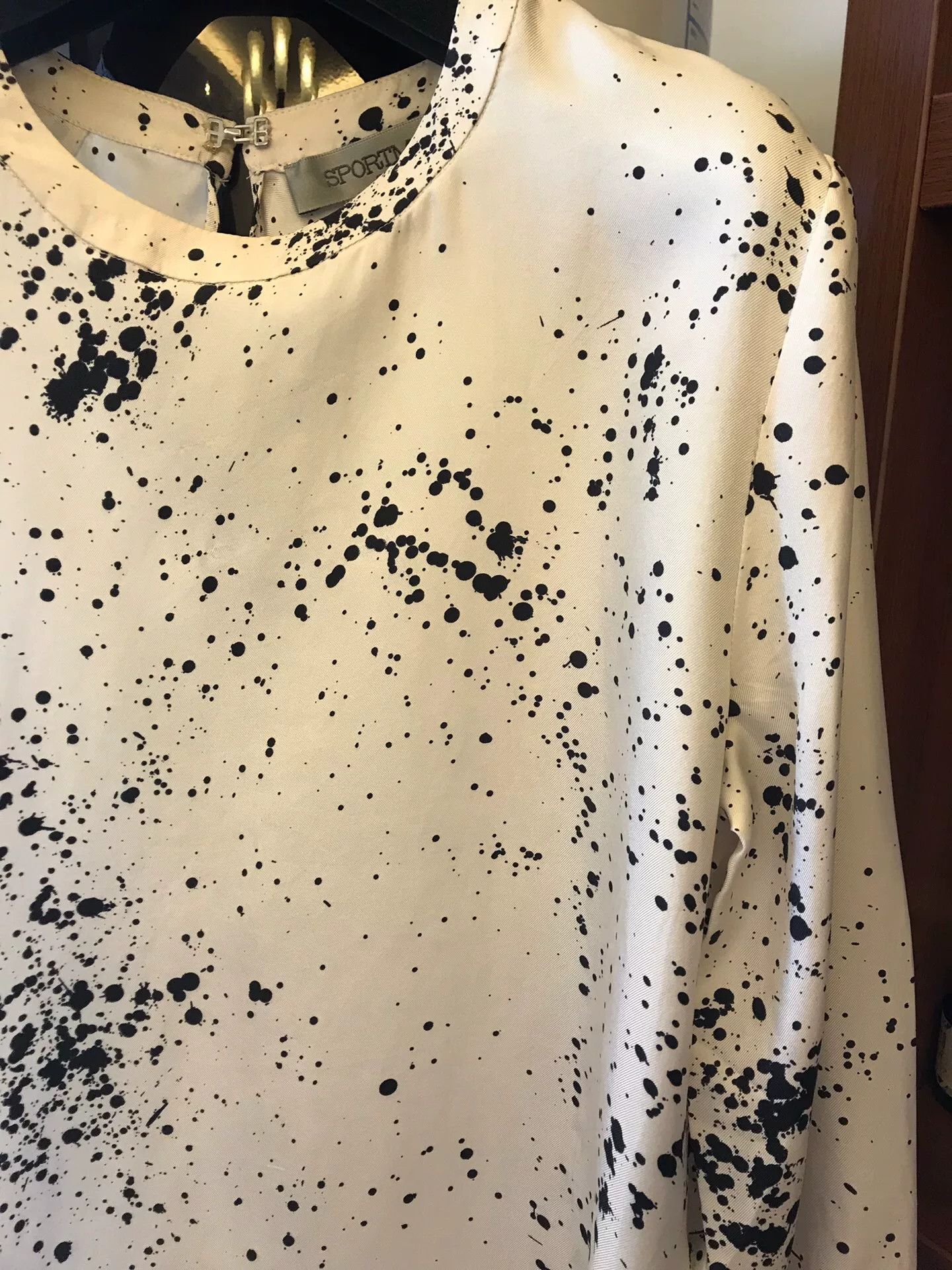 Sportmax Sportmax Women's Silk Long-Sleeve Top Size M / US 6-8 / IT 42-44 - 2 Thumbnail