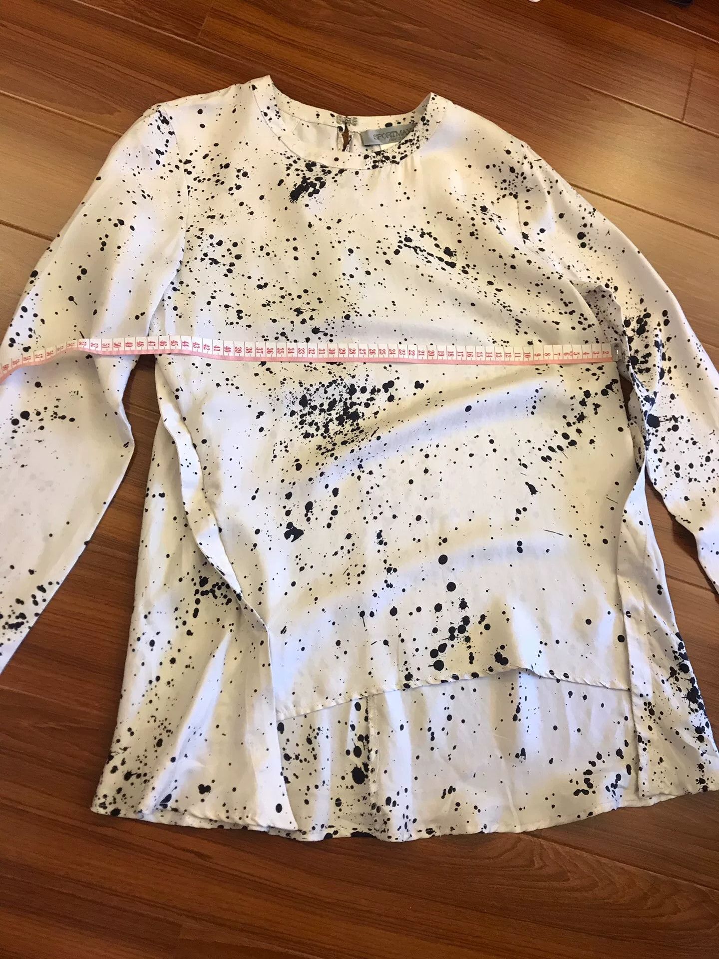 Sportmax Sportmax Women's Silk Long-Sleeve Top Size M / US 6-8 / IT 42-44 - 6 Thumbnail