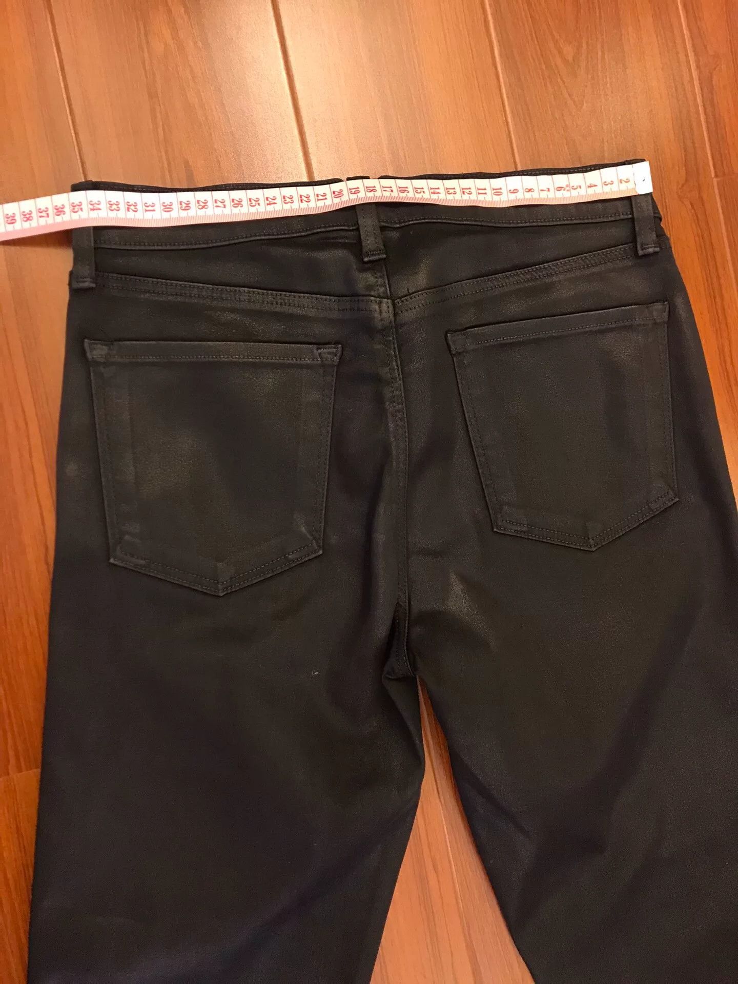 J Brand J Brand Black Coated Leather Jeans Size 28" / US 6 / IT 42 - 3 Thumbnail