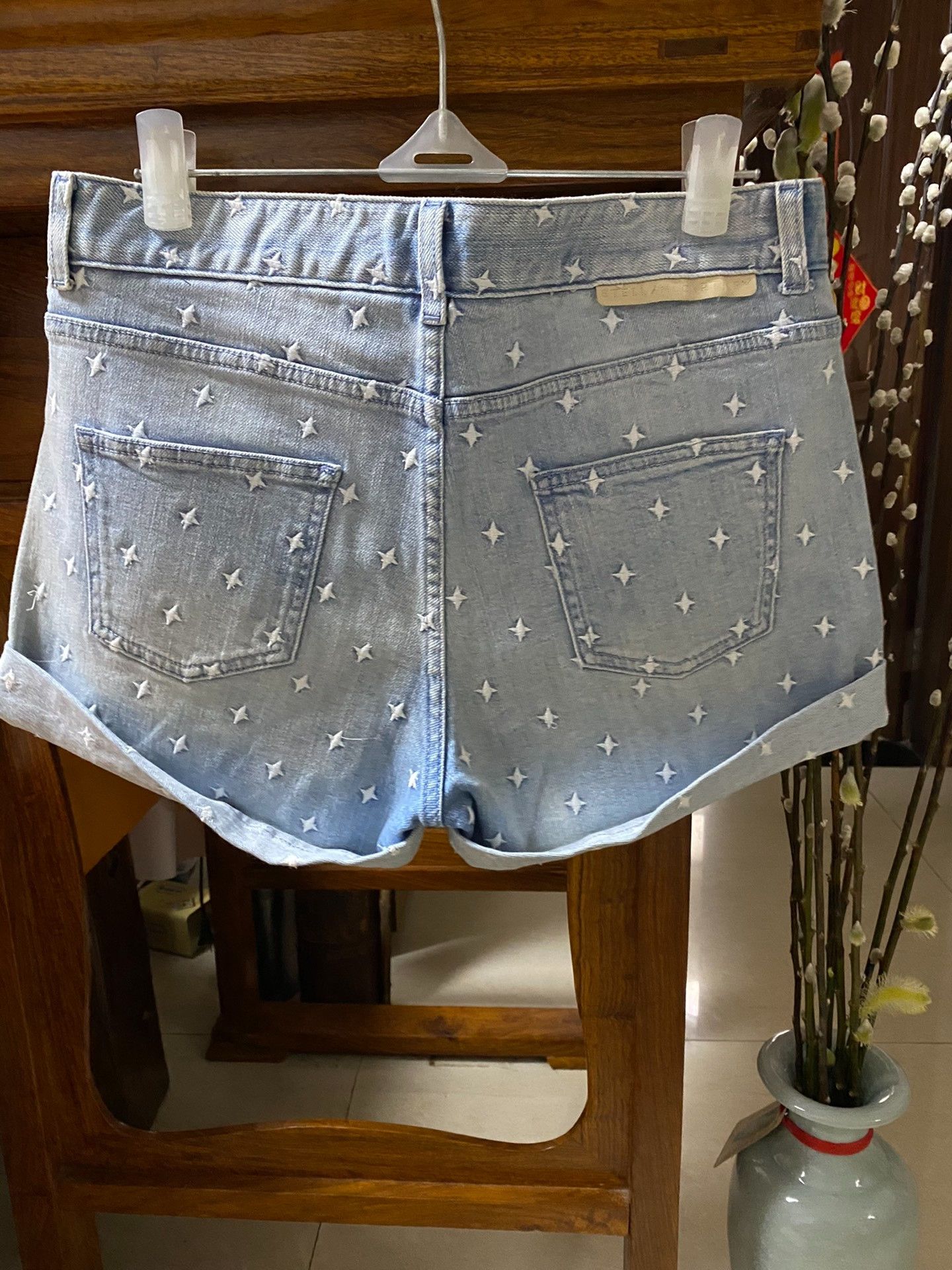 Stella McCartney Stella Women's Denim Shorts Size 32" / US 10 / IT 46 - 4 Thumbnail