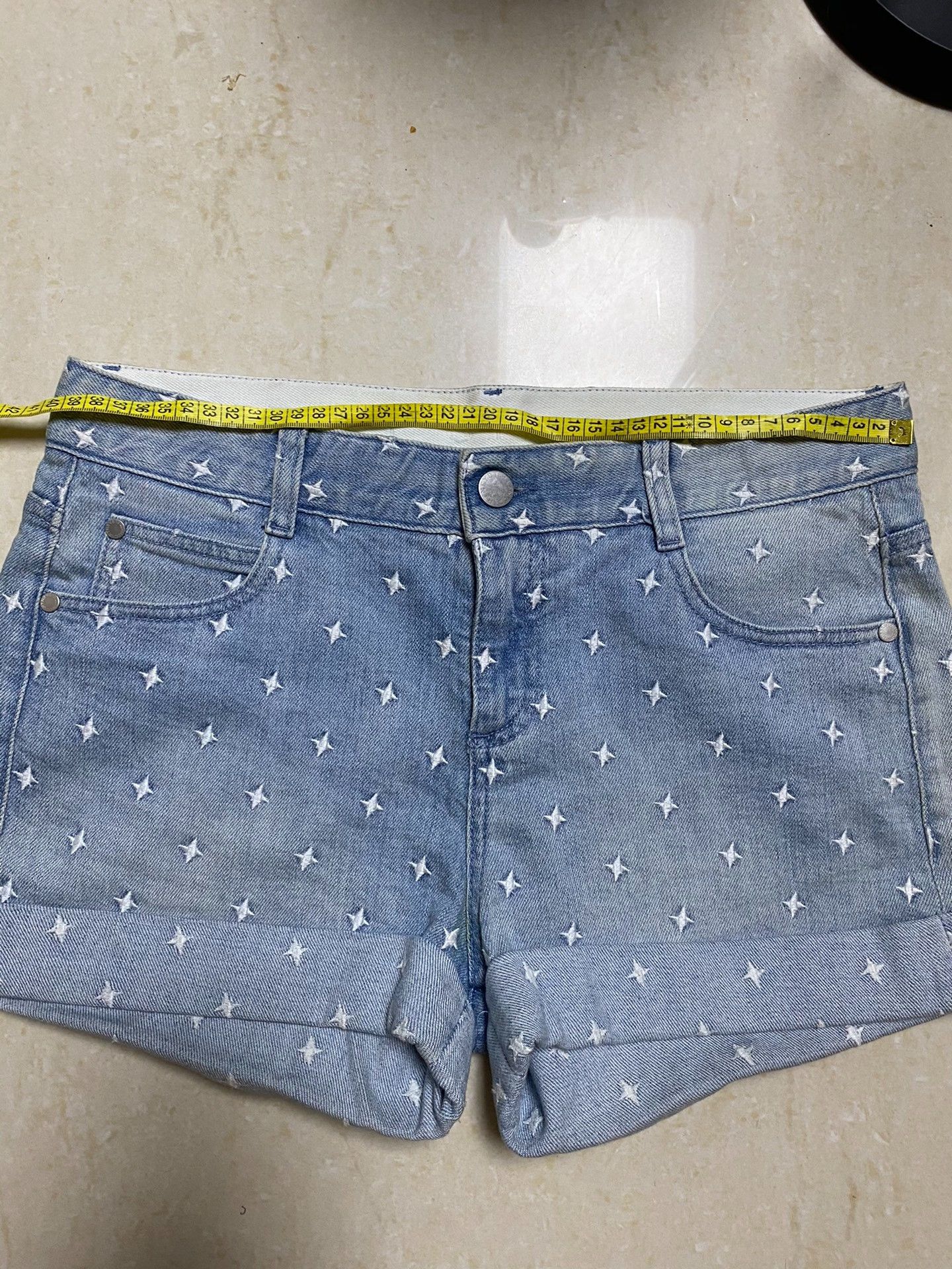 Stella McCartney Stella Women's Denim Shorts Size 32" / US 10 / IT 46 - 8 Thumbnail