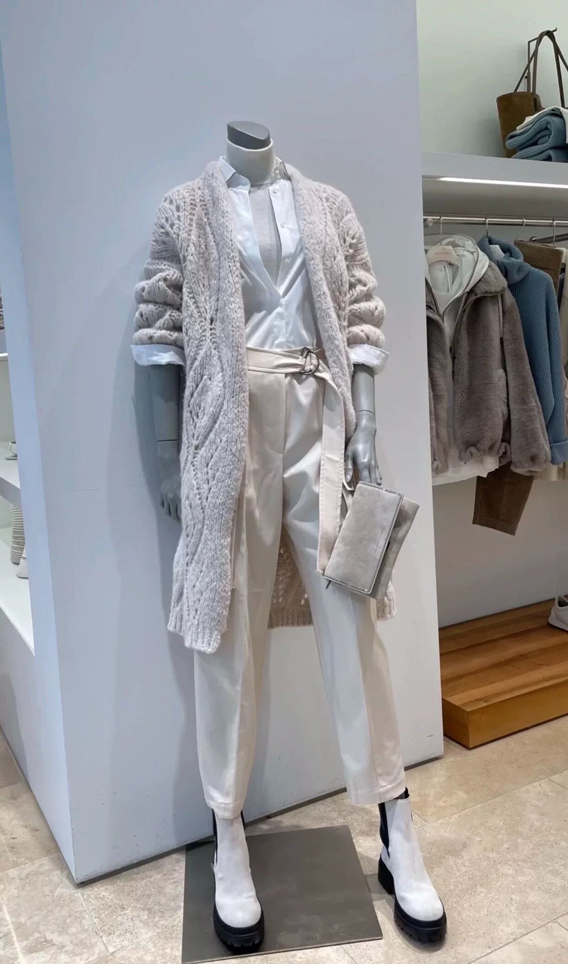 Brunello Cucinelli Brunello Cucinelli Long Alpaca Cardigan Size M / US 6-8 / IT 42-44 - 4 Thumbnail