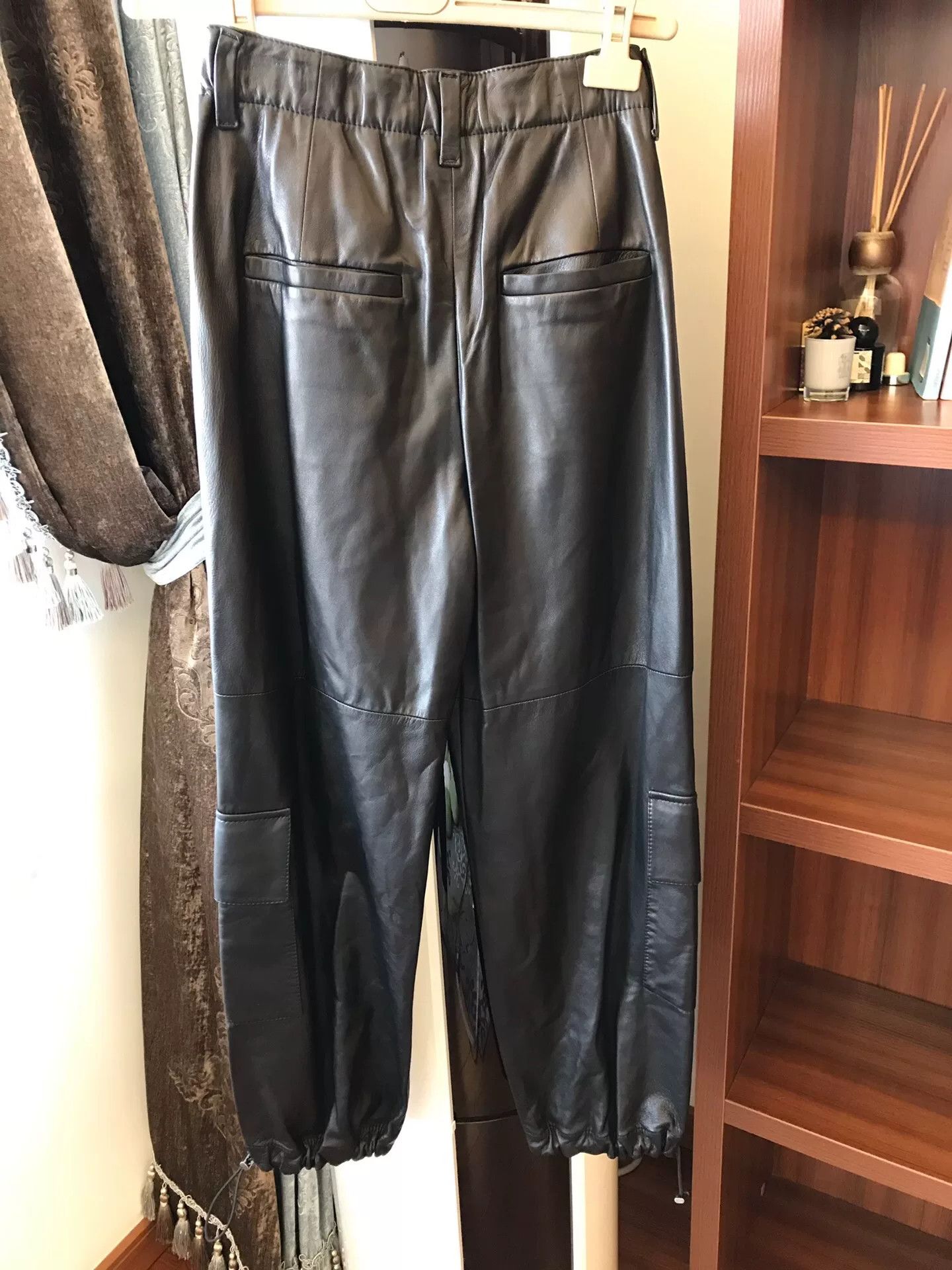 Brunello Cucinelli Brunello Cucinelli Women's Lambskin Pants Size 38" / US 16 / IT 52 - 5 Thumbnail