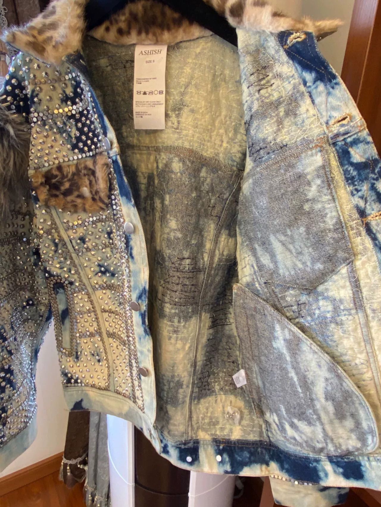 ASHISH Ashish Limited Edition Handmade Denim Jacket Size US S / EU 44-46 / 1 - 5 Thumbnail