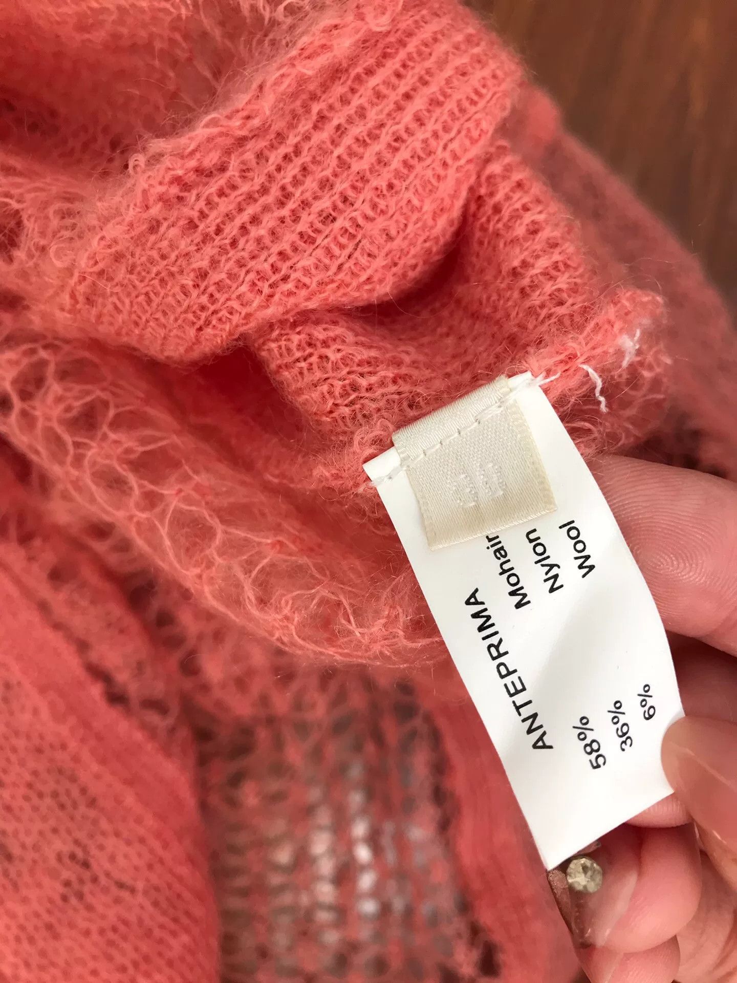 ANTEPRIMA Anteprima Women's Crochet Cardigan Size M / US 6-8 / IT 42-44 - 4 Thumbnail