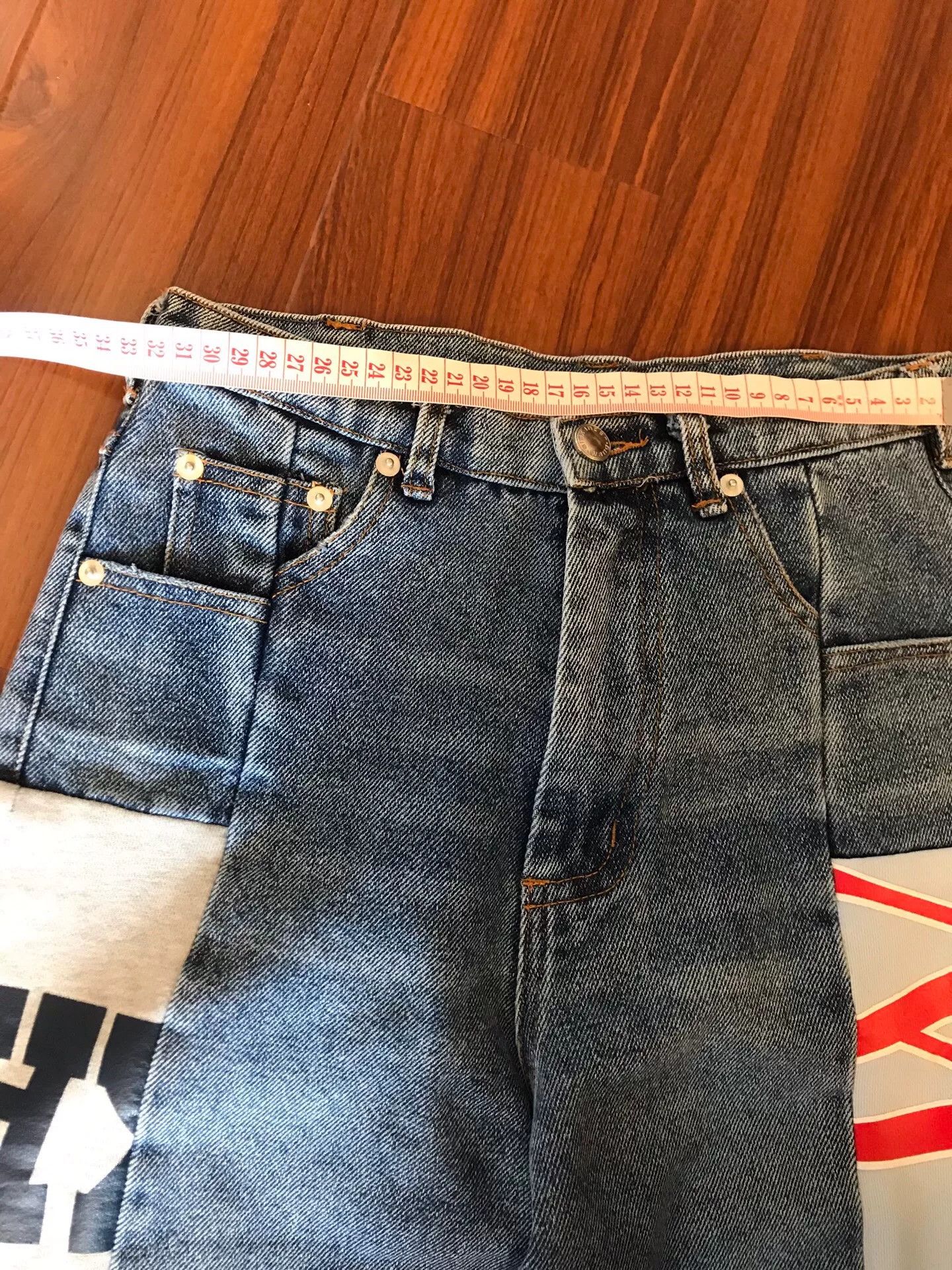 Alexander Wang Alexander Wang Patchwork Denim Jeans Size 34" / US 12 / IT 48 - 8 Thumbnail