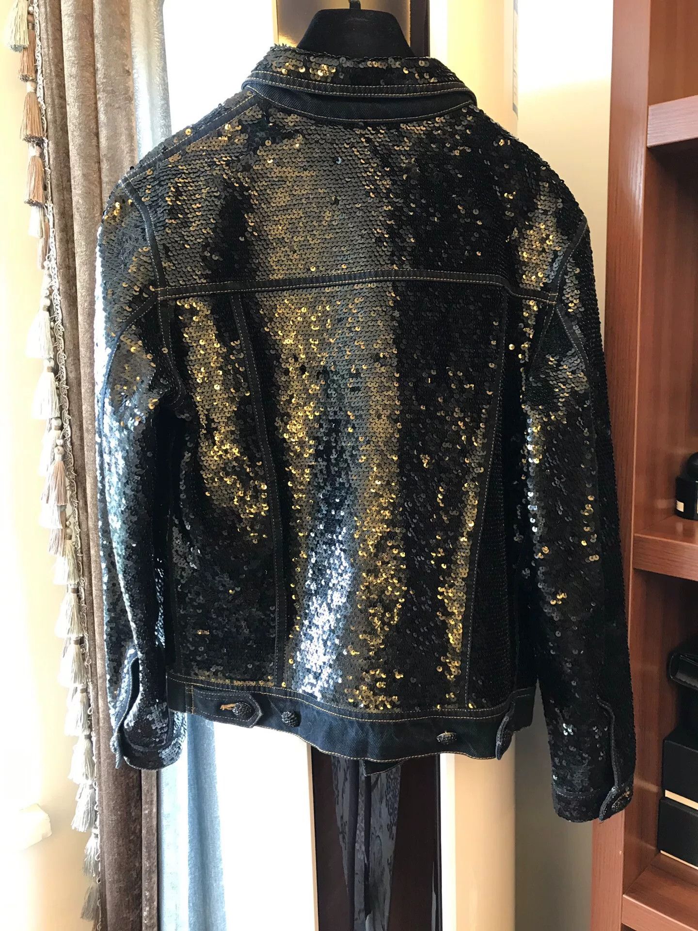 ASHISH Ashish Sequined Denim Jacket Size US M / EU 48-50 / 2 - 6 Thumbnail